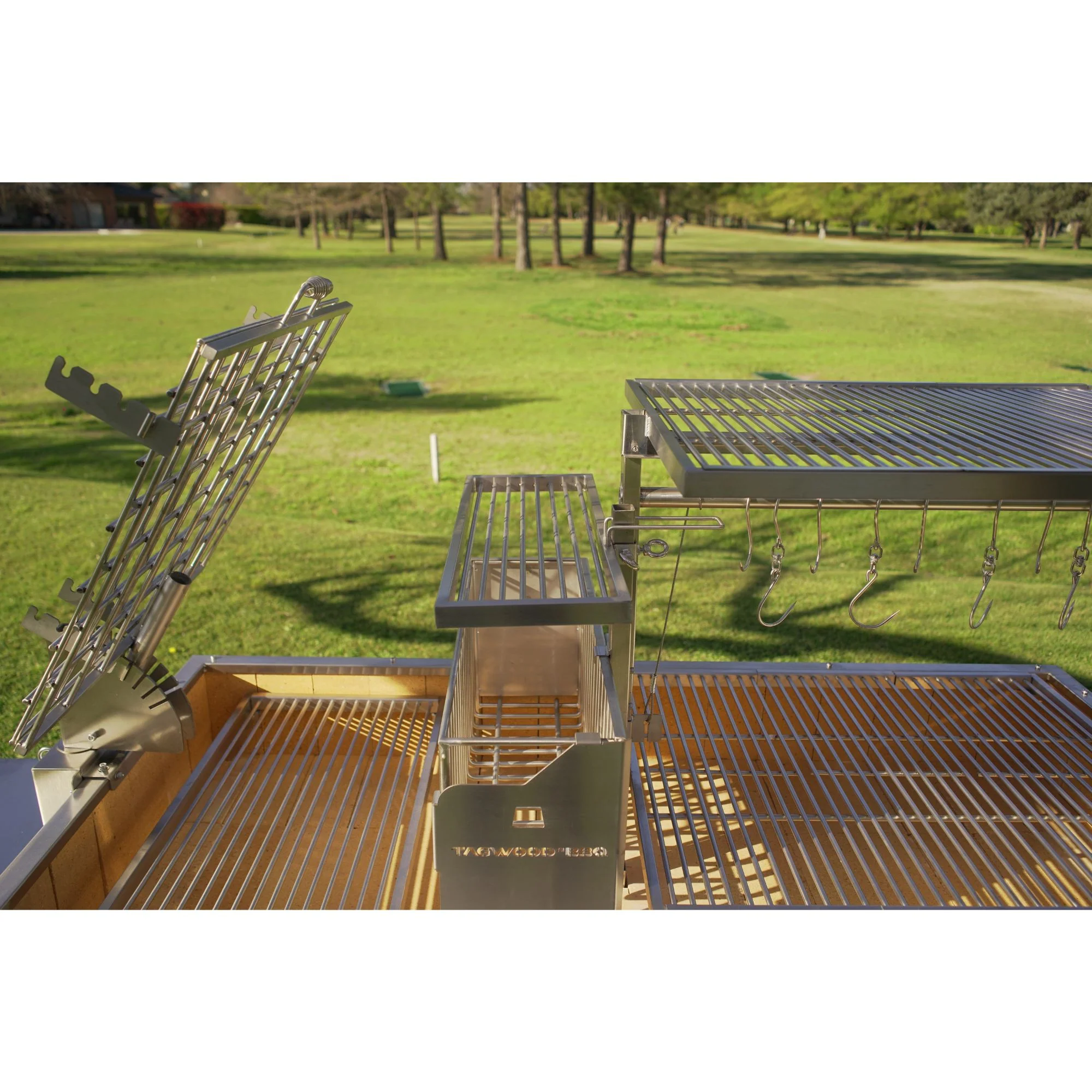 Tagwood BBQ26SS Argentine Wood Fire & Charcoal Freestanding Grill - Image 9