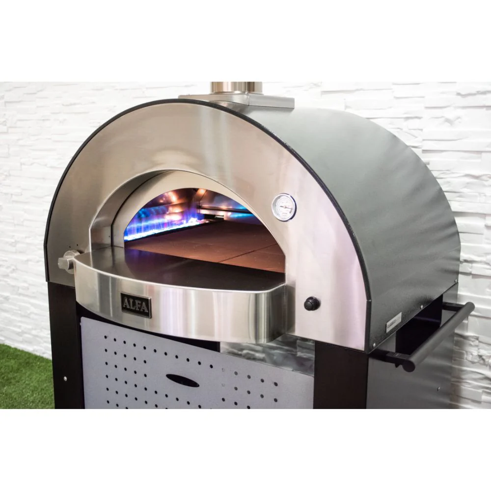 Alfa Classico 4 Pizze Freestanding Grey Gas Pizza Oven - Image 7