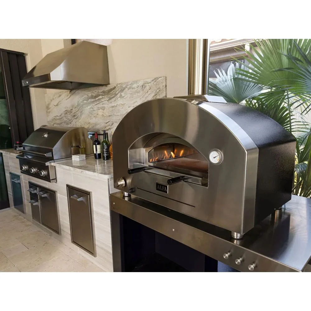 Alfa Futuro Wrinkle Black 2 Pizze Gas-Fired Pizza Oven - Image 5