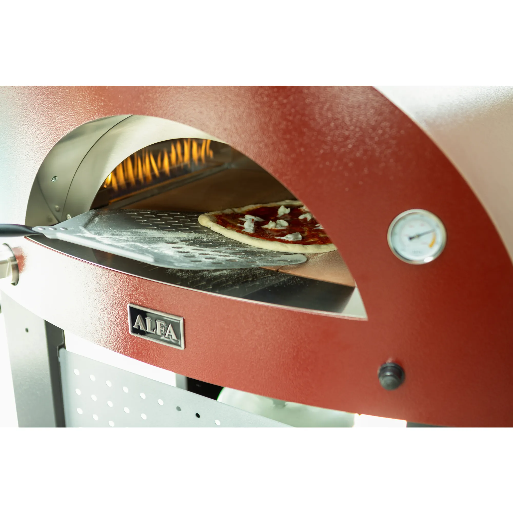 Alfa Moderno Ruby Red 3 Pizze Gas Pizza Oven - Image 7