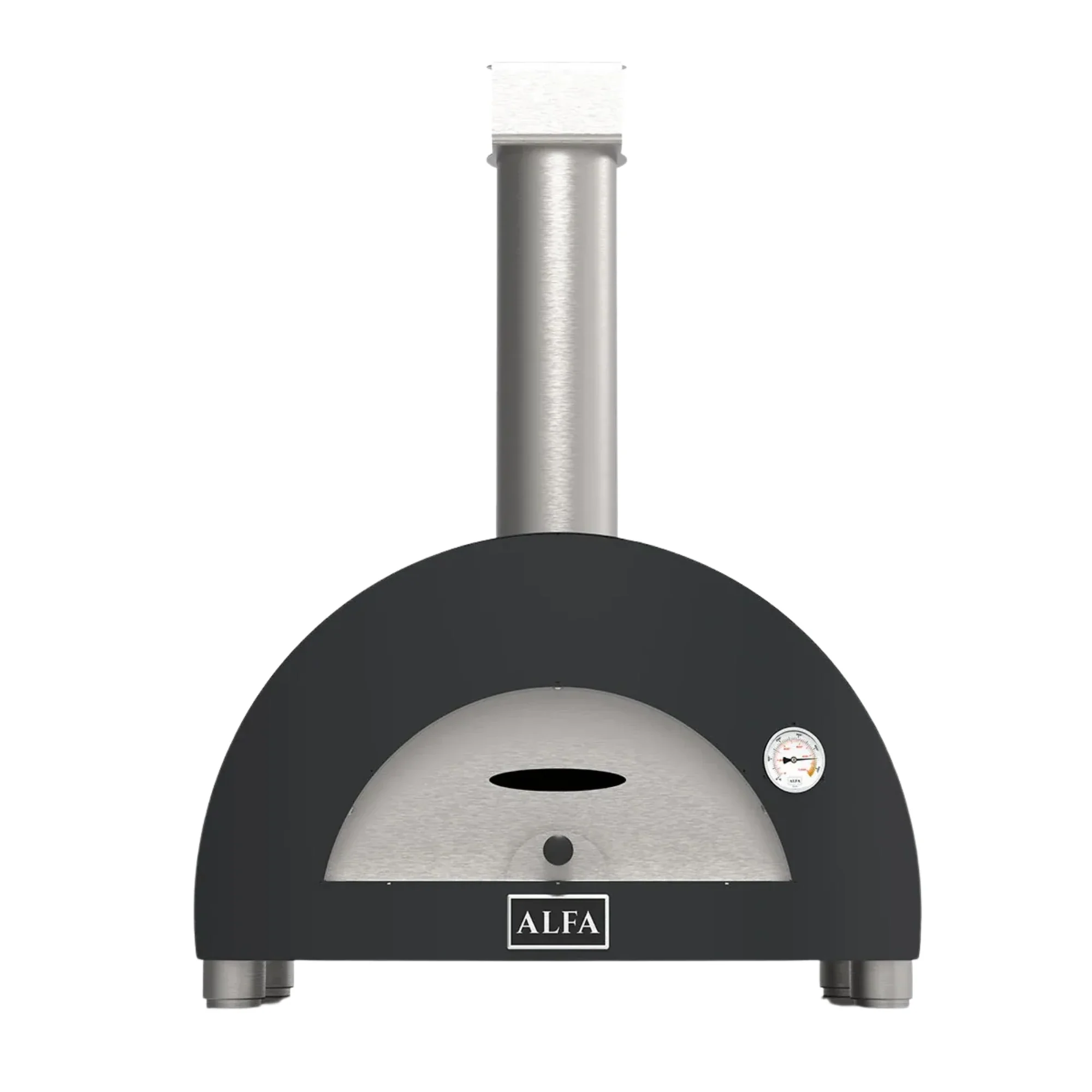 Alfa Moderno Anthracite Grey 1 Pizze Gas Pizza Oven
