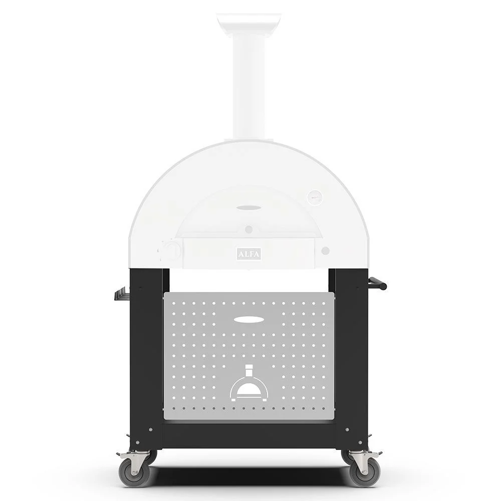 Alfa Wrinkle Black Base for 2 Pizze Oven
