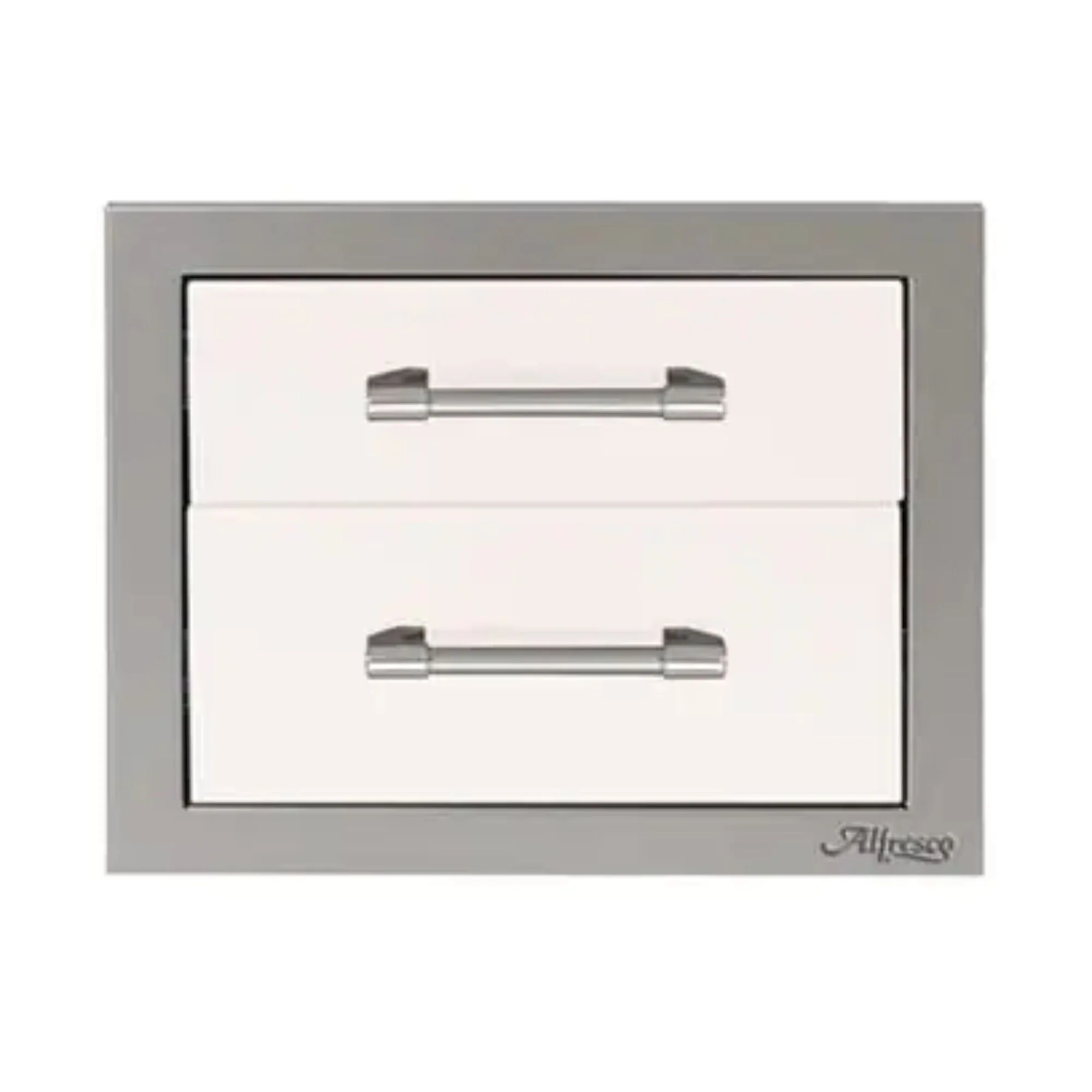 Alfresco 17-Inch Stainless Steel Soft-Close Double Drawer - Image 4