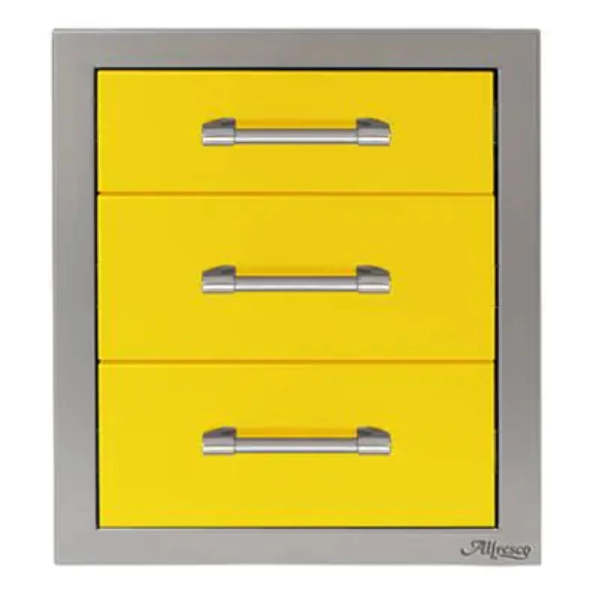 Alfresco 17-Inch Stainless Steel Soft-Close Triple Drawer - Image 10