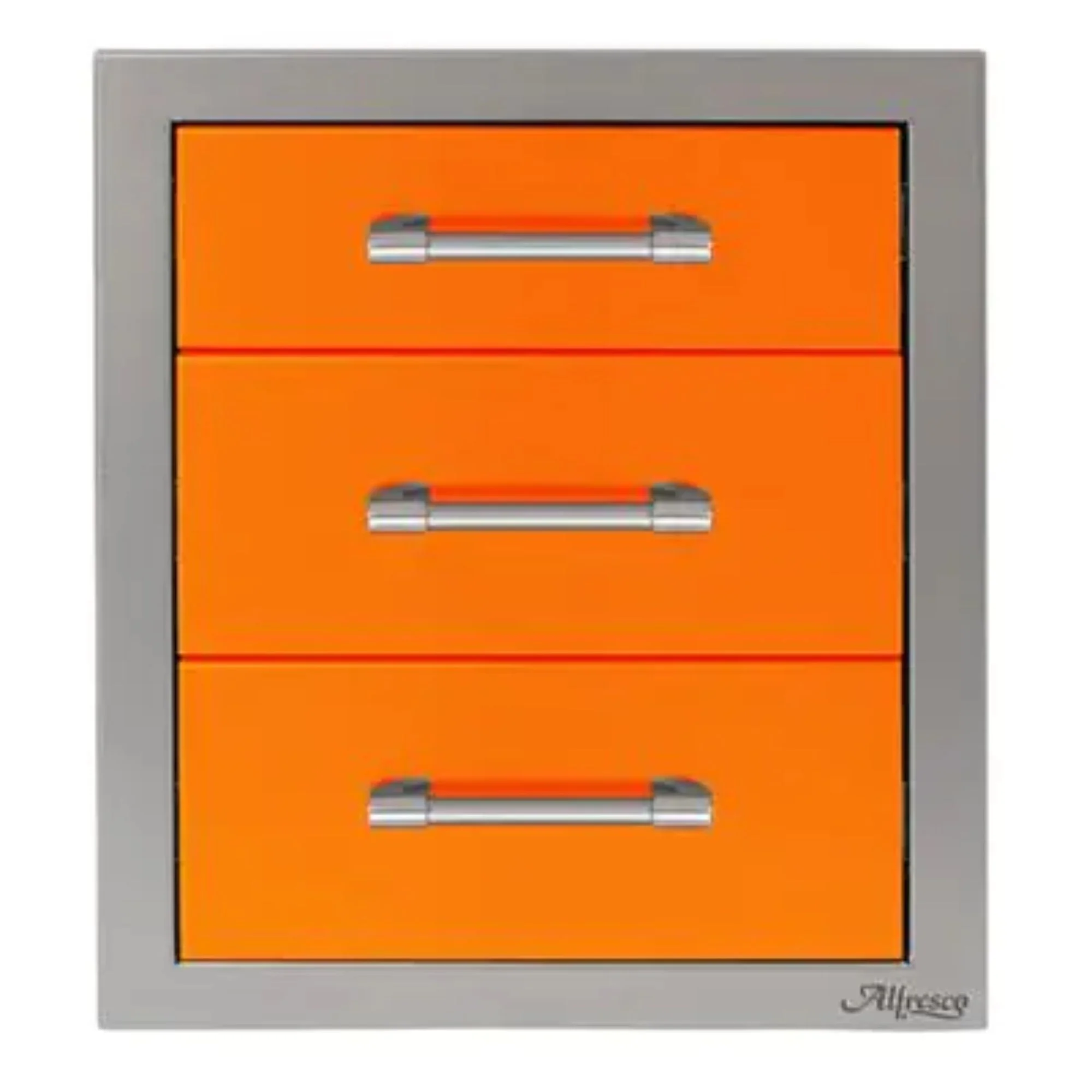 Alfresco 17-Inch Stainless Steel Soft-Close Triple Drawer - Image 12