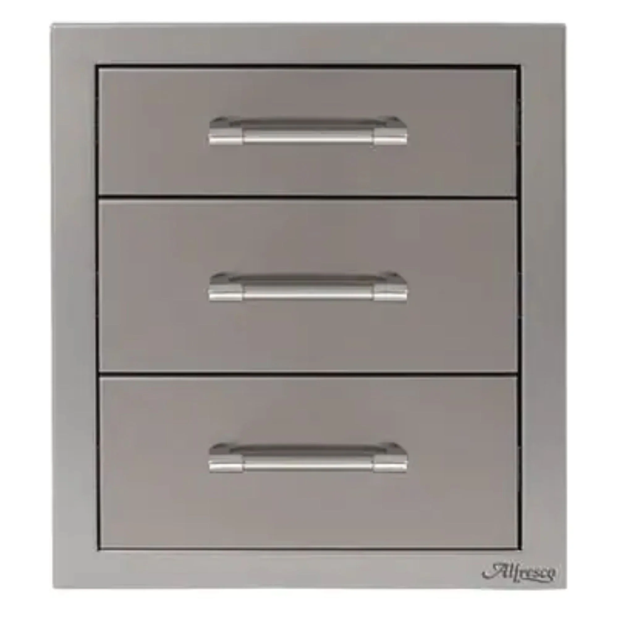 Alfresco 17-Inch Stainless Steel Soft-Close Triple Drawer - Image 13