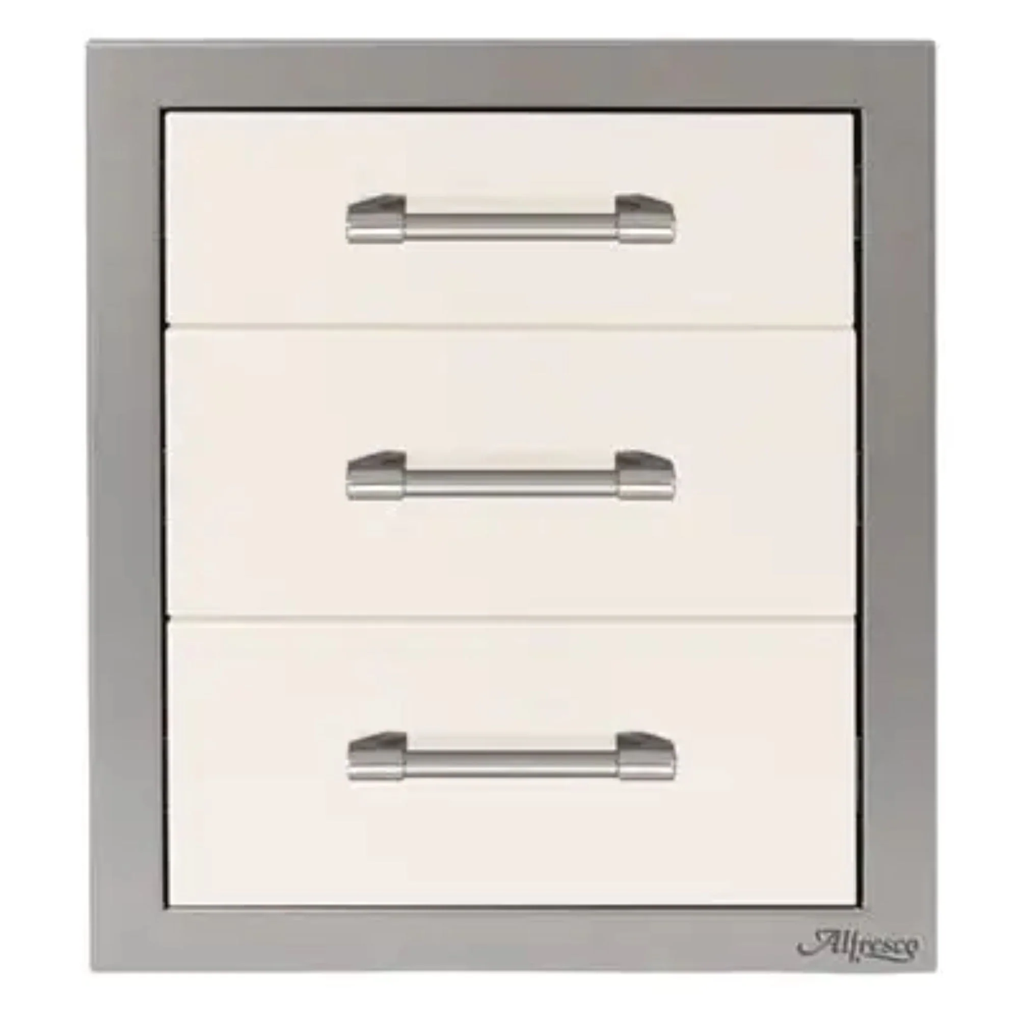 Alfresco 17-Inch Stainless Steel Soft-Close Triple Drawer - Image 2