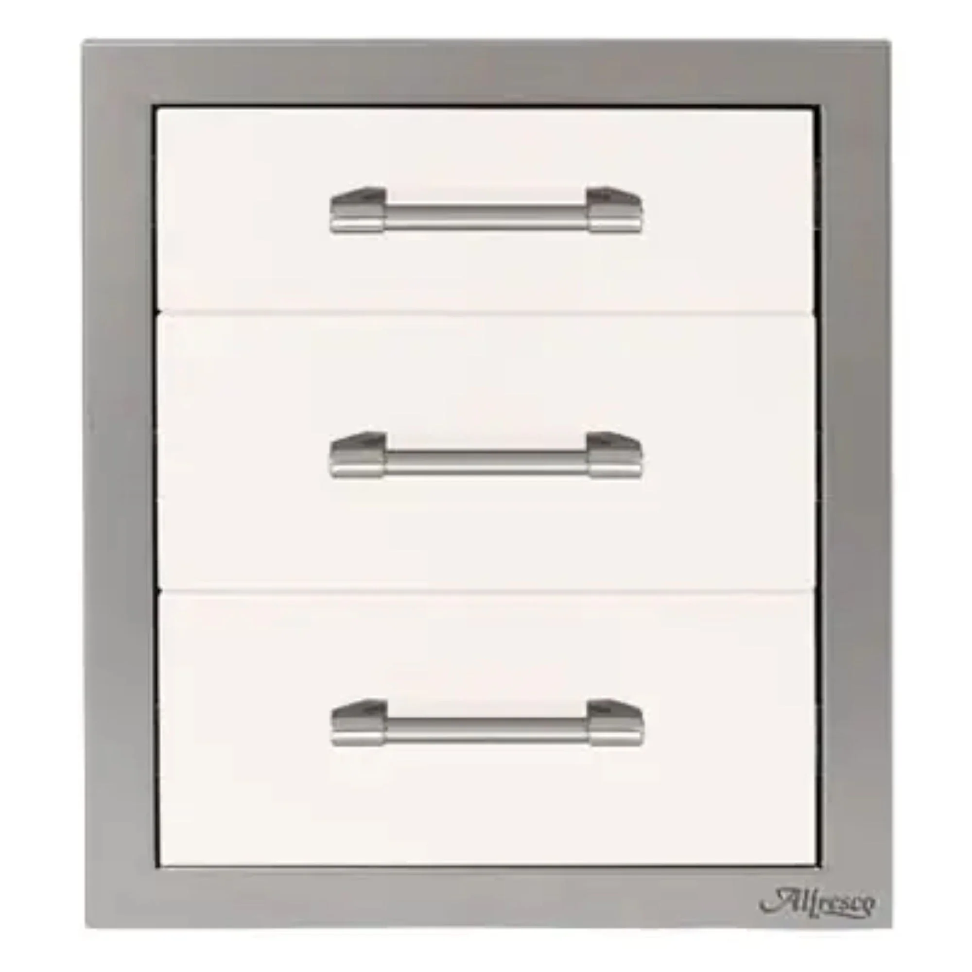 Alfresco 17-Inch Stainless Steel Soft-Close Triple Drawer - Image 3