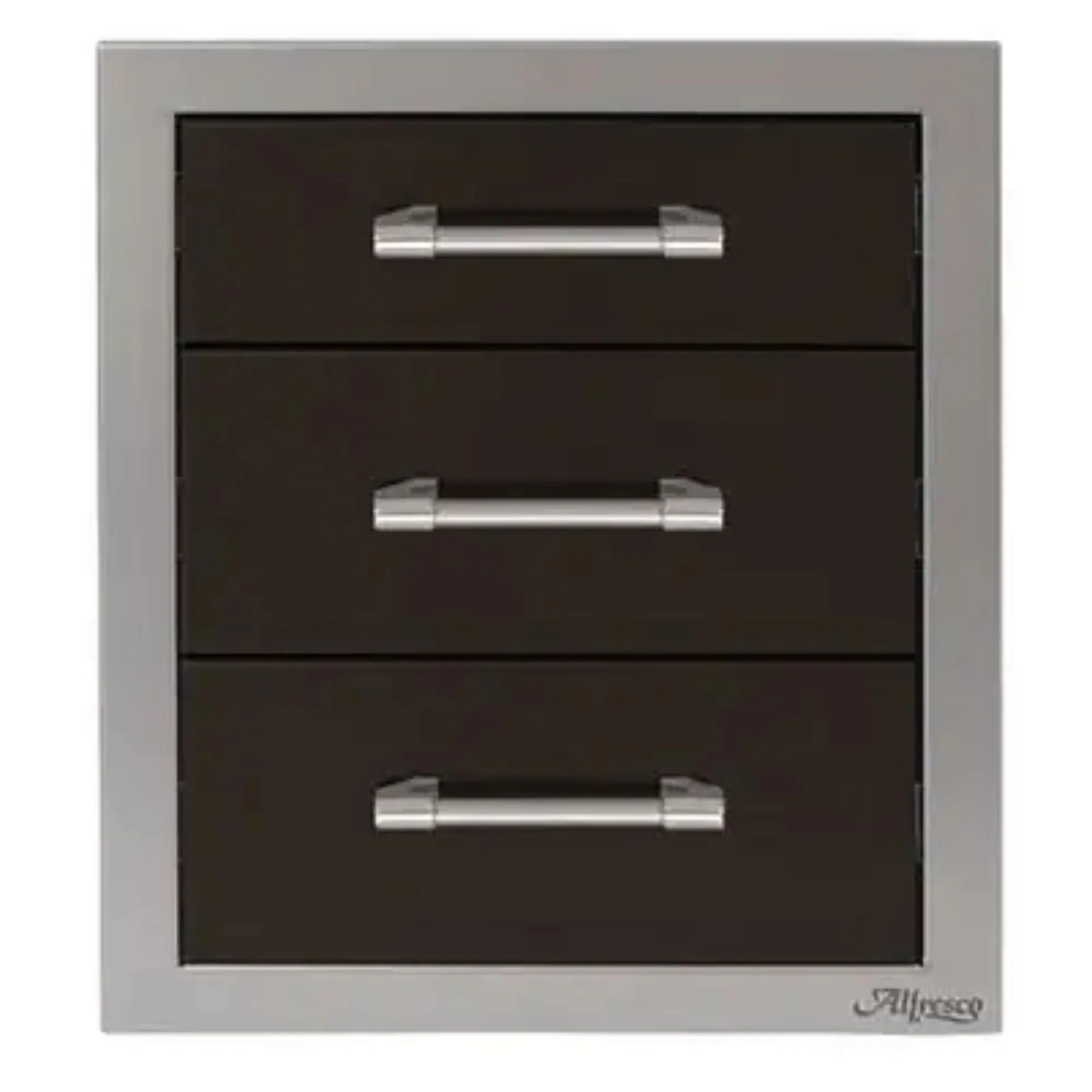 Alfresco 17-Inch Stainless Steel Soft-Close Triple Drawer - Image 5
