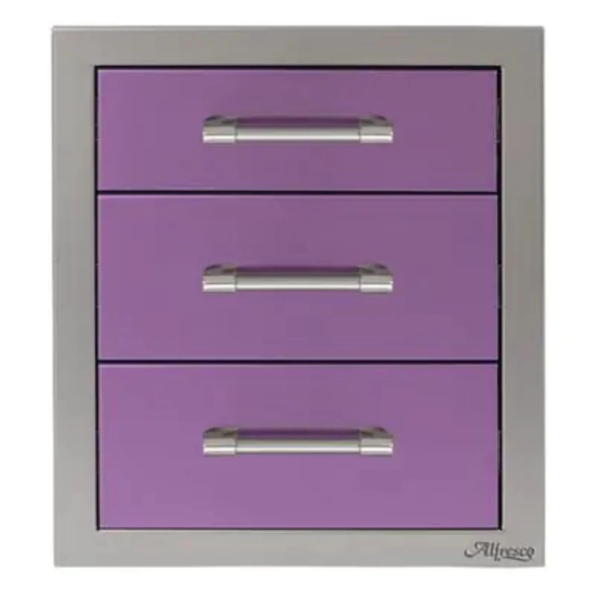 Alfresco 17-Inch Stainless Steel Soft-Close Triple Drawer - Image 7