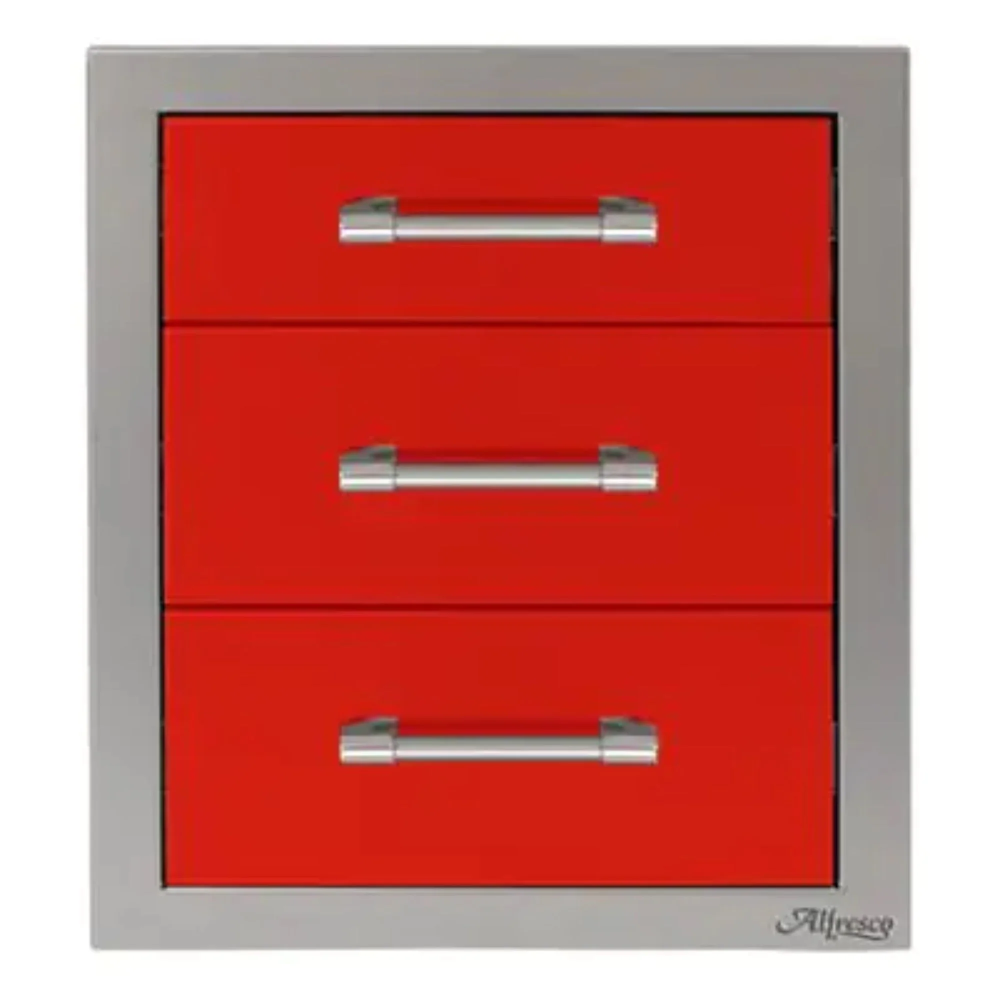 Alfresco 17-Inch Stainless Steel Soft-Close Triple Drawer - Image 8
