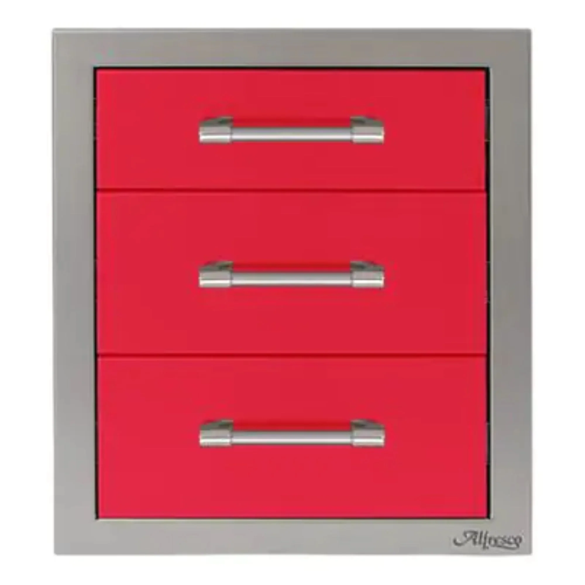 Alfresco 17-Inch Stainless Steel Soft-Close Triple Drawer - Image 9