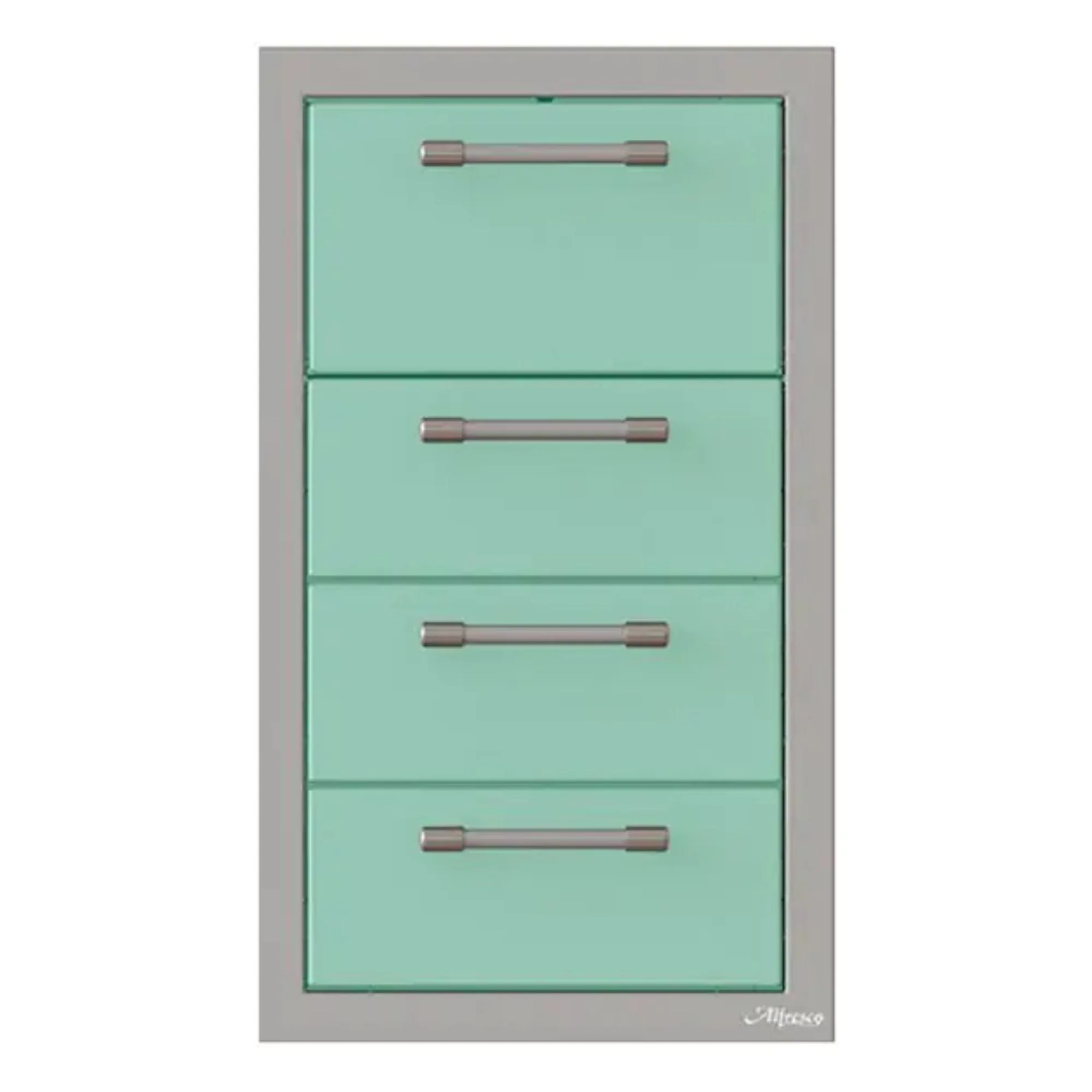 Alfresco 17-Inch Stainless Steel Triple Drawer & Paper Towel Holder Combo - Image 12