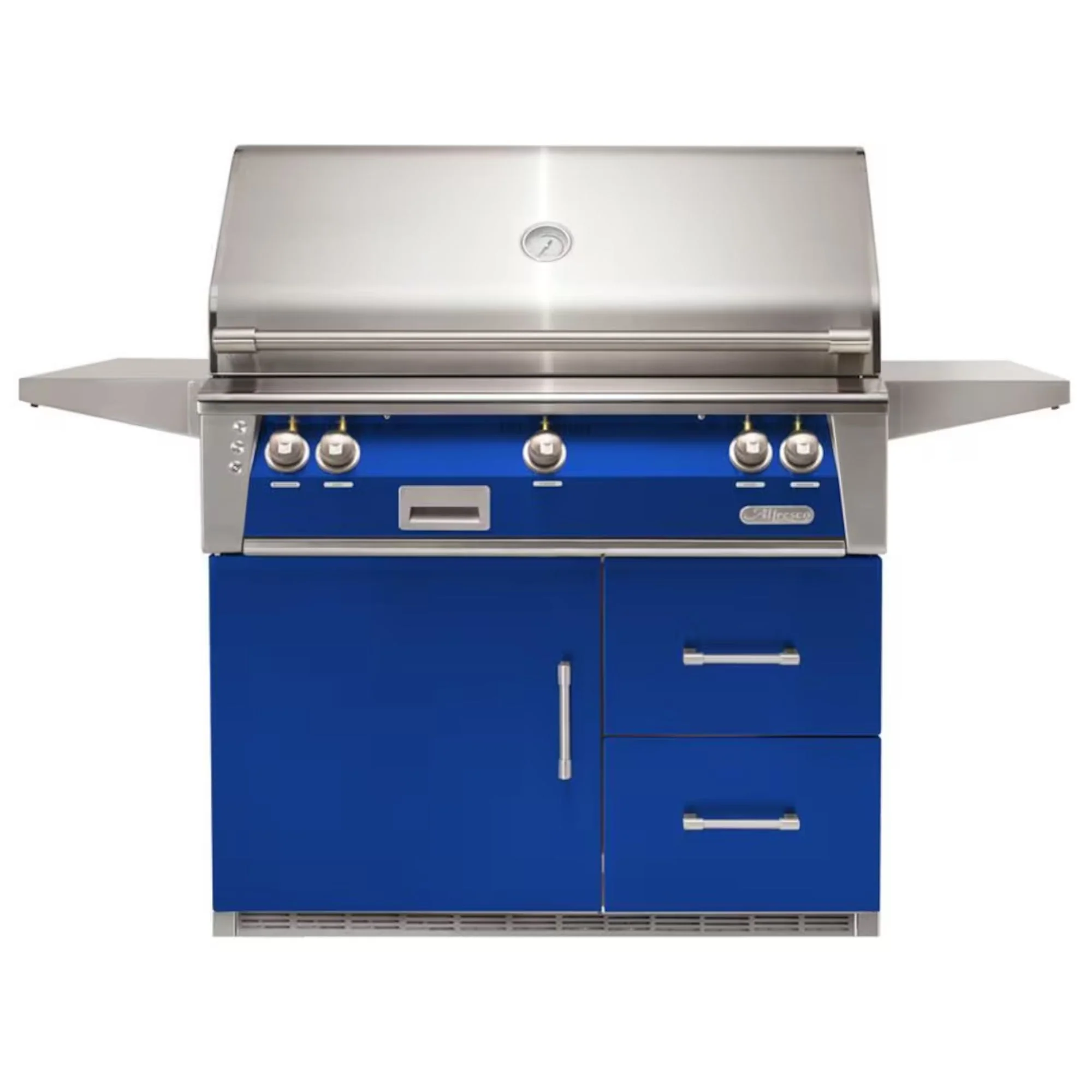 Alfresco 42-Inch Stainless Steel Freestanding Gas Grill w/ Refrigerated Cart, Rotisserie & Sear Zone - Image 14