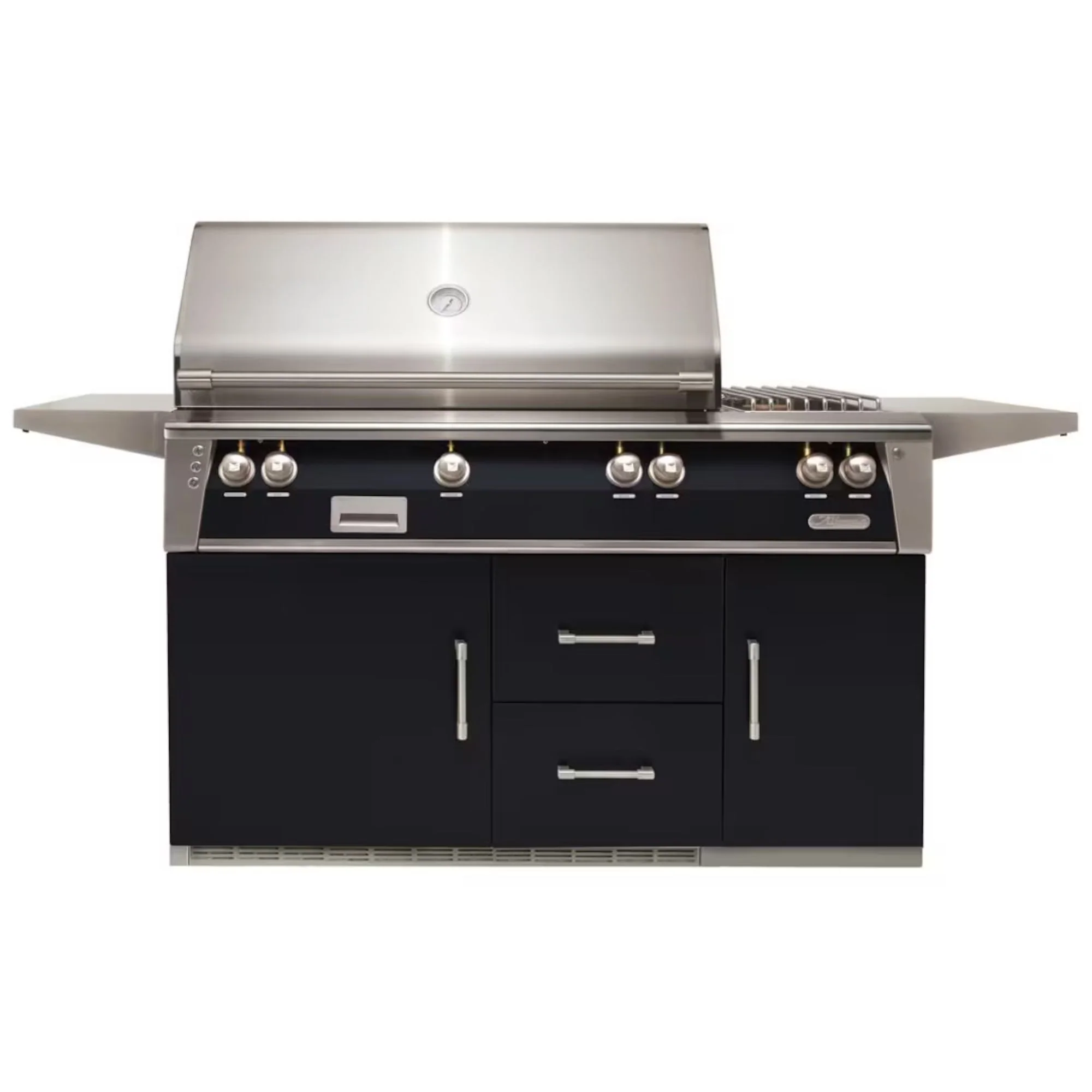 Alfresco 56-Inch Stainless Steel Freestanding Gas Grill w/ Refrigerated Cart, Rotisserie, Sear Zone & Side Burner - Image 12