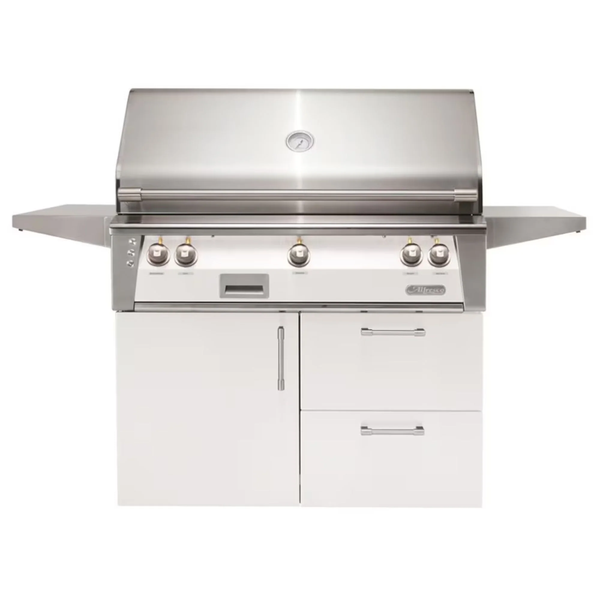 Alfresco Deluxe 42-Inch Stainless Steel Freestanding Gas Grill w/ Rotisserie & Sear Zone - Image 10