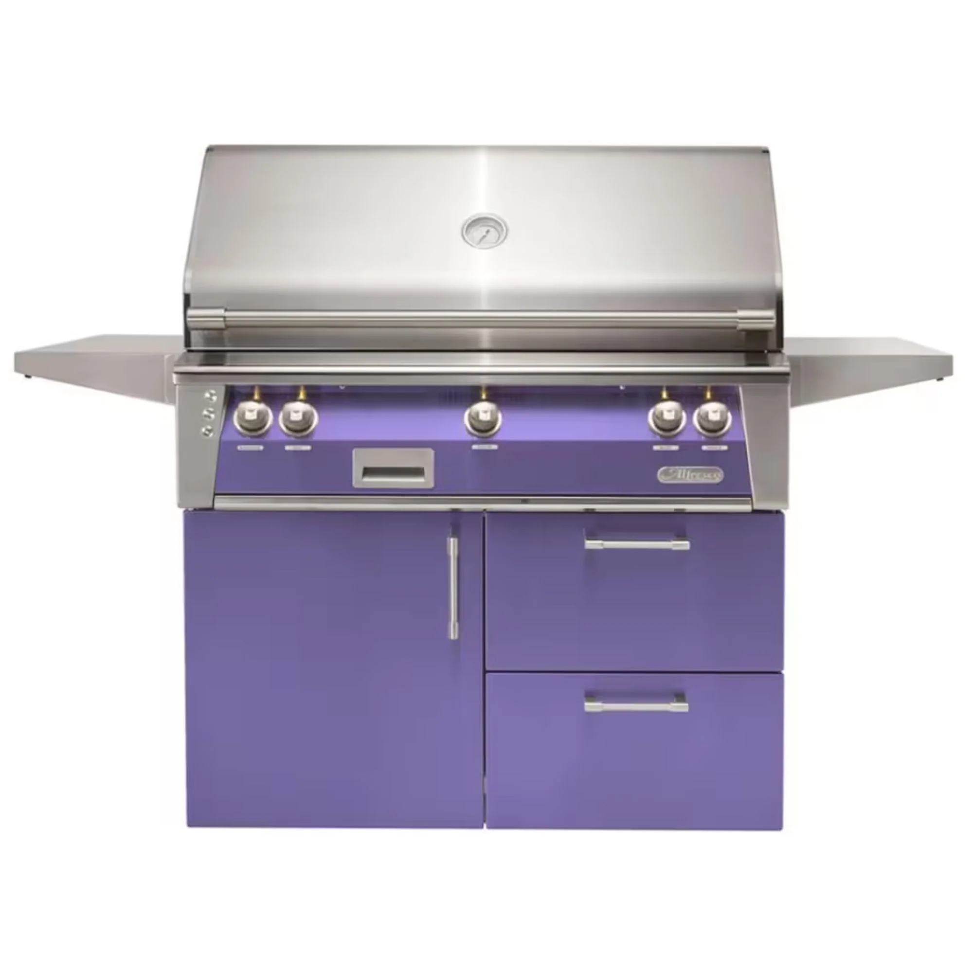 Alfresco Deluxe 42-Inch Stainless Steel Freestanding Gas Grill w/ Rotisserie & Sear Zone - Image 15