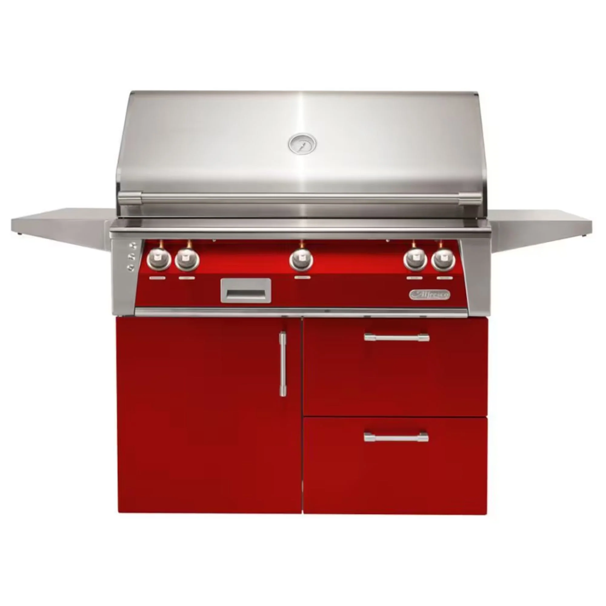 Alfresco Deluxe 42-Inch Stainless Steel Freestanding Gas Grill w/ Rotisserie & Sear Zone - Image 16