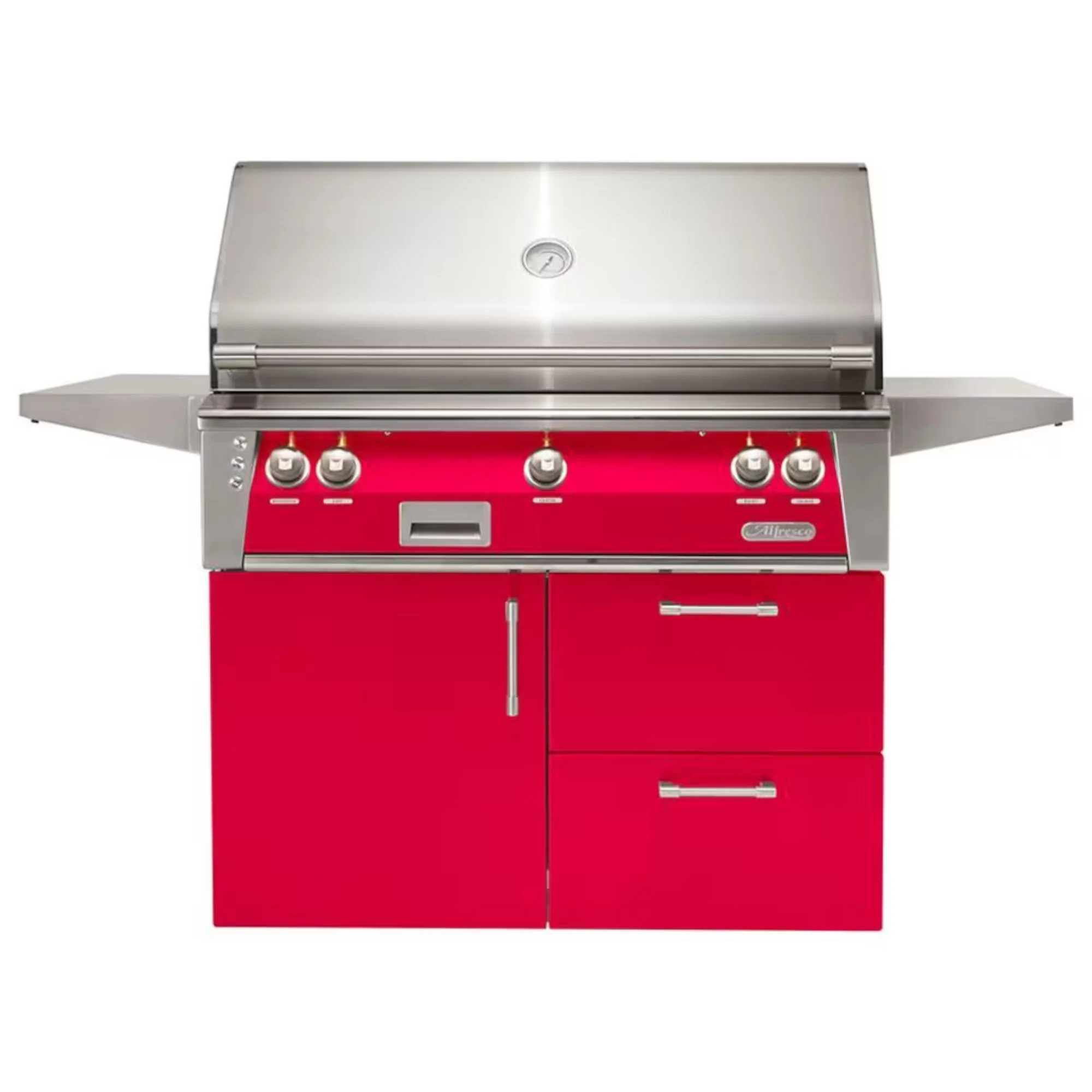 Alfresco Deluxe 42-Inch Stainless Steel Freestanding Gas Grill w/ Rotisserie & Sear Zone - Image 17