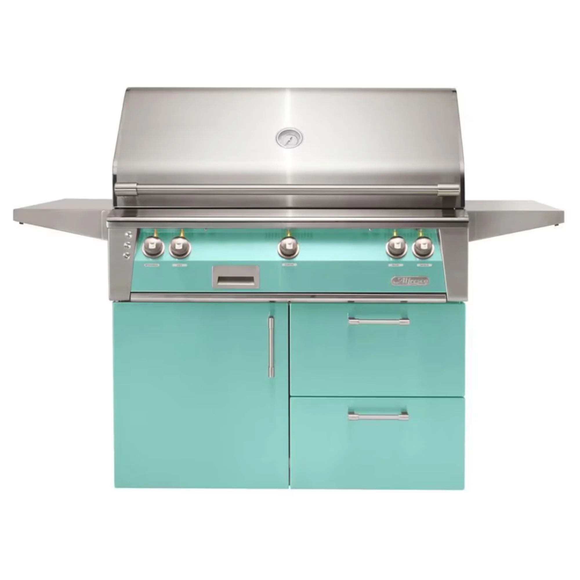 Alfresco Deluxe 42-Inch Stainless Steel Freestanding Gas Grill w/ Rotisserie & Sear Zone - Image 19