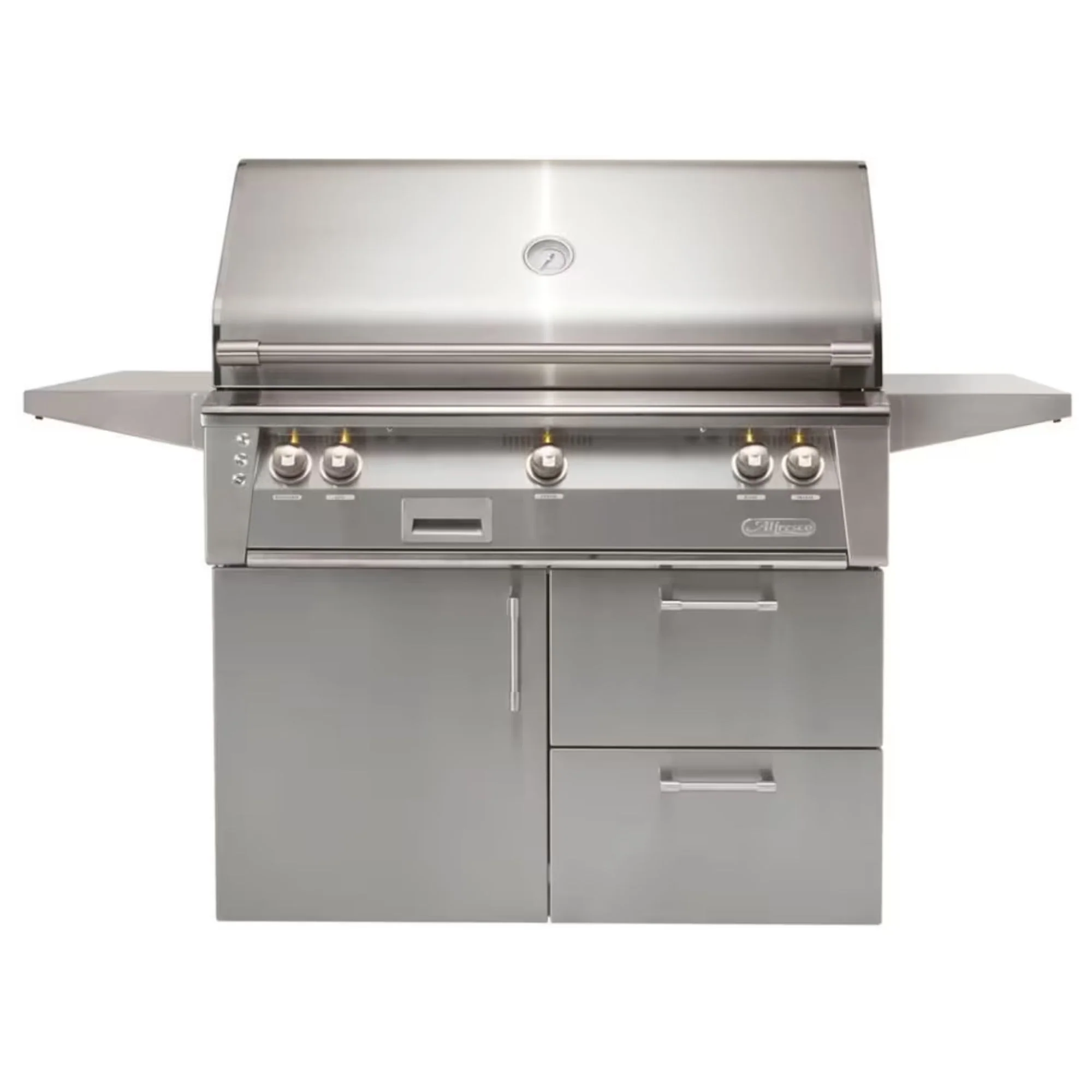 Alfresco Deluxe 42-Inch Stainless Steel Freestanding Gas Grill w/ Rotisserie & Sear Zone - Image 21
