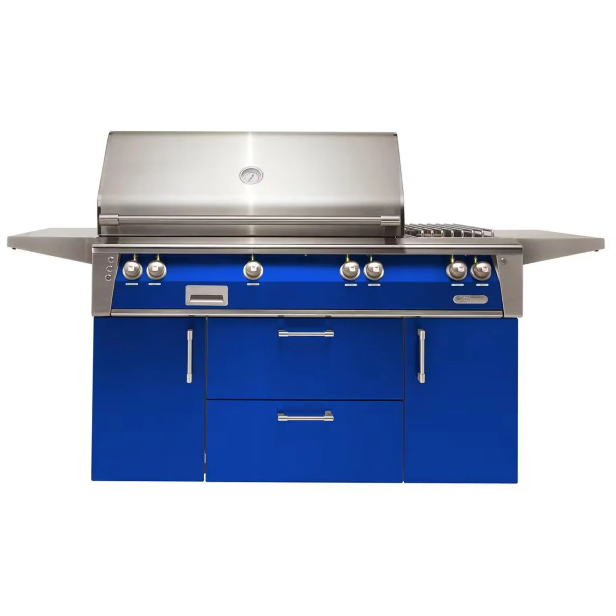 Alfresco Deluxe 56-Inch Stainless Steel Freestanding Gas Grill w/ Rotisserie & Side Burner - Image 13