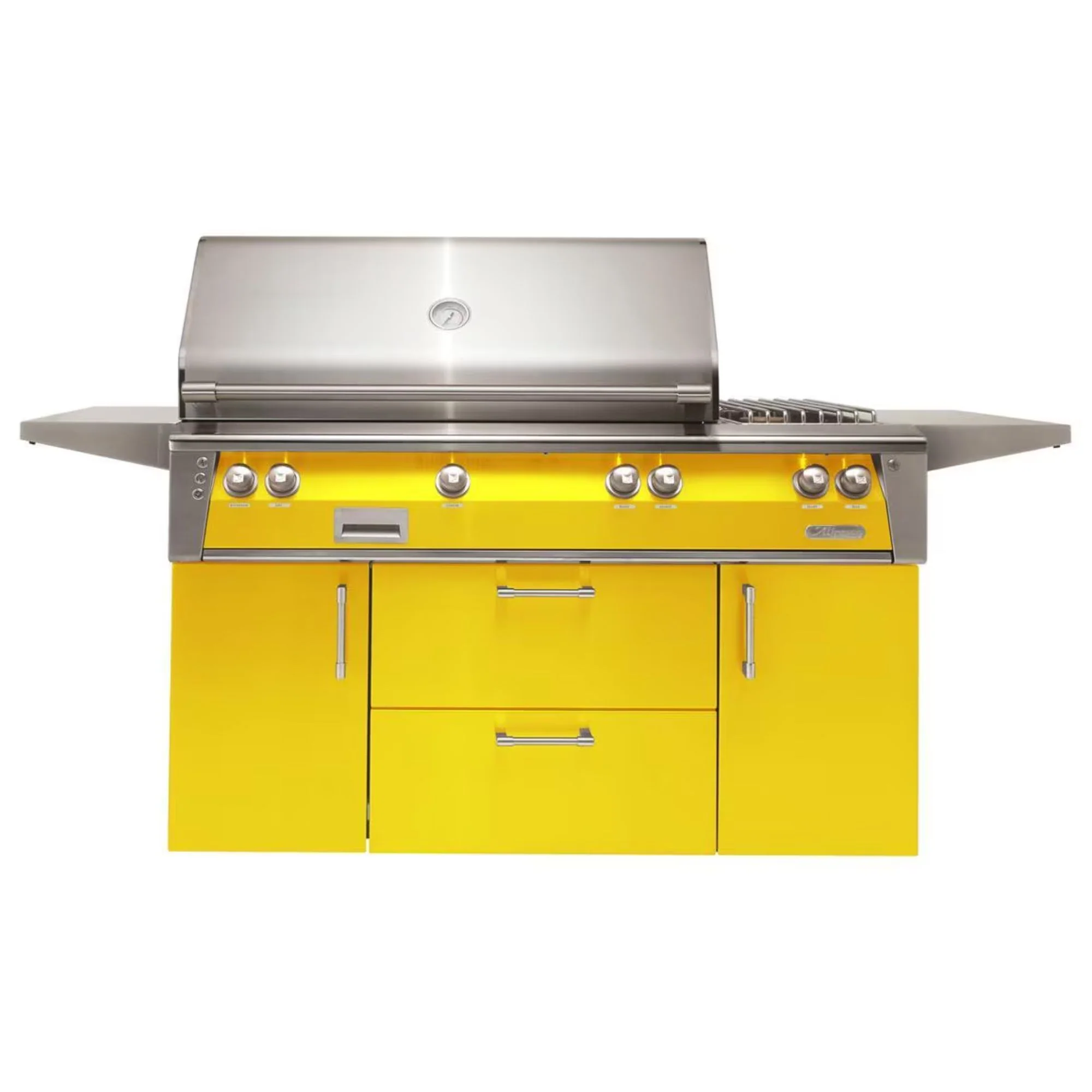 Alfresco Deluxe 56-Inch Stainless Steel Freestanding Gas Grill w/ Rotisserie & Side Burner - Image 17
