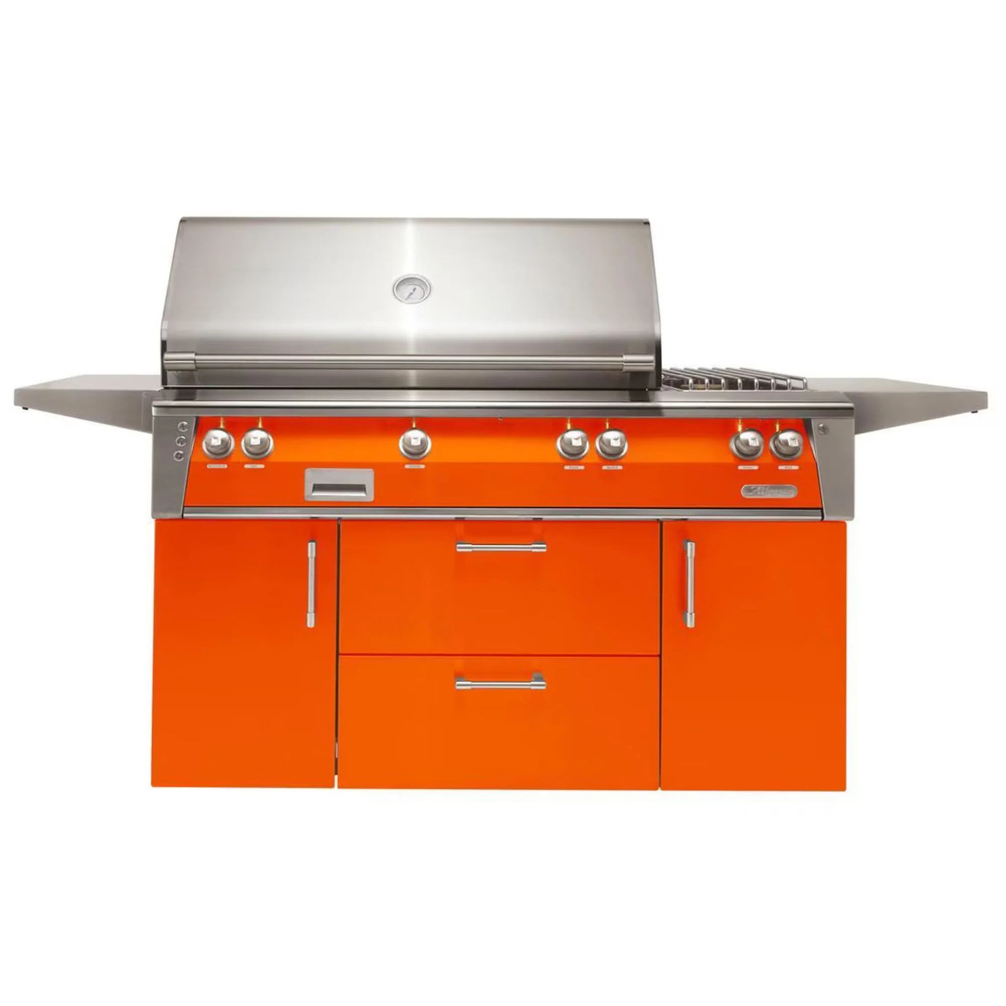 Alfresco Deluxe 56-Inch Stainless Steel Freestanding Gas Grill w/ Rotisserie & Side Burner - Image 19