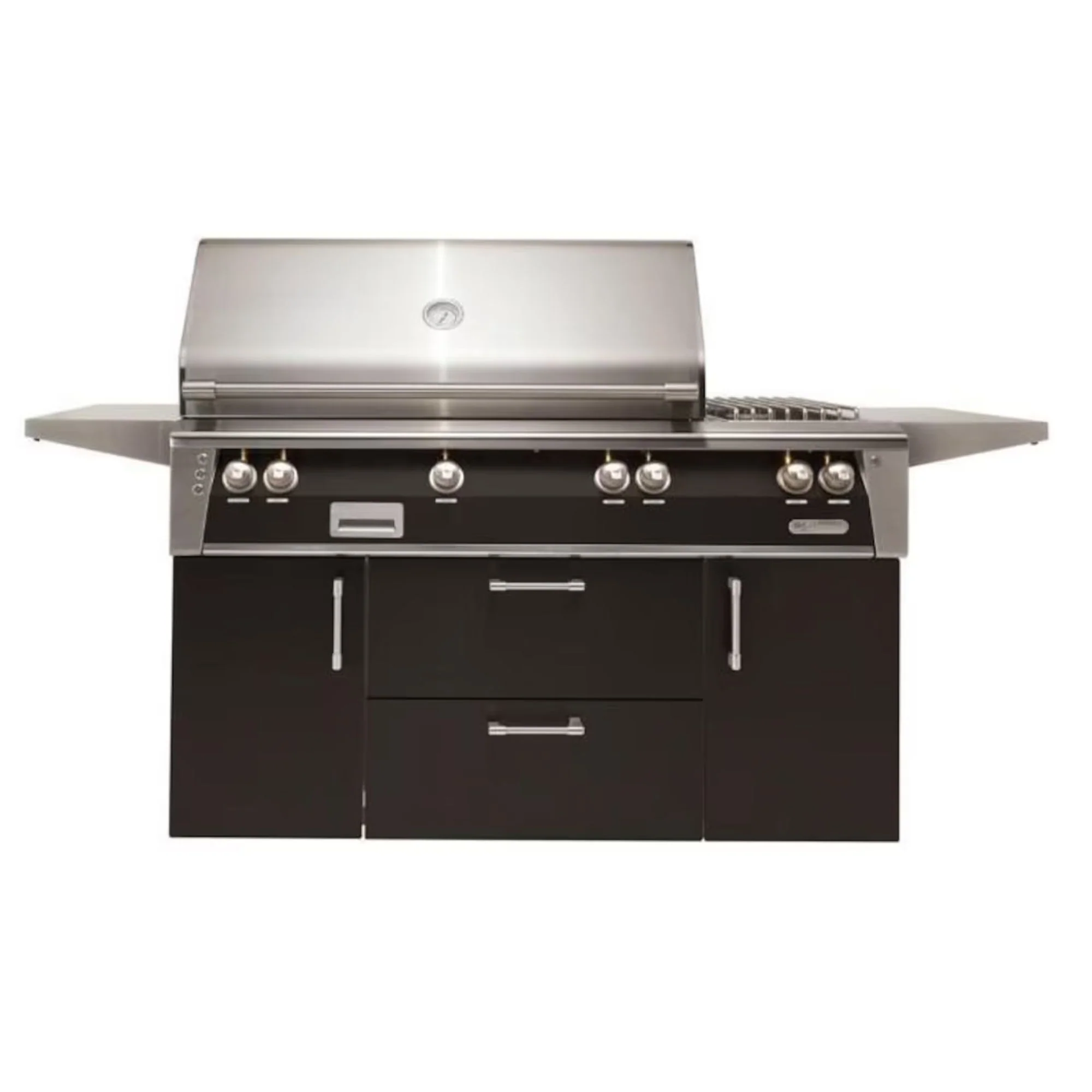 Alfresco Deluxe 56-Inch Stainless Steel Freestanding Gas Grill w/ Rotisserie, Side Burner & Sear Zone - Image 13