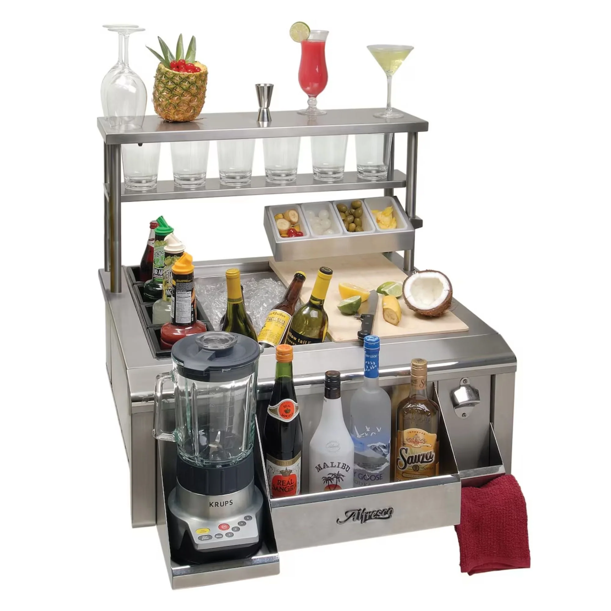 Alfresco Stainless Steel Bar Well Accessory For 30-Inch Apron Sink - Image 2