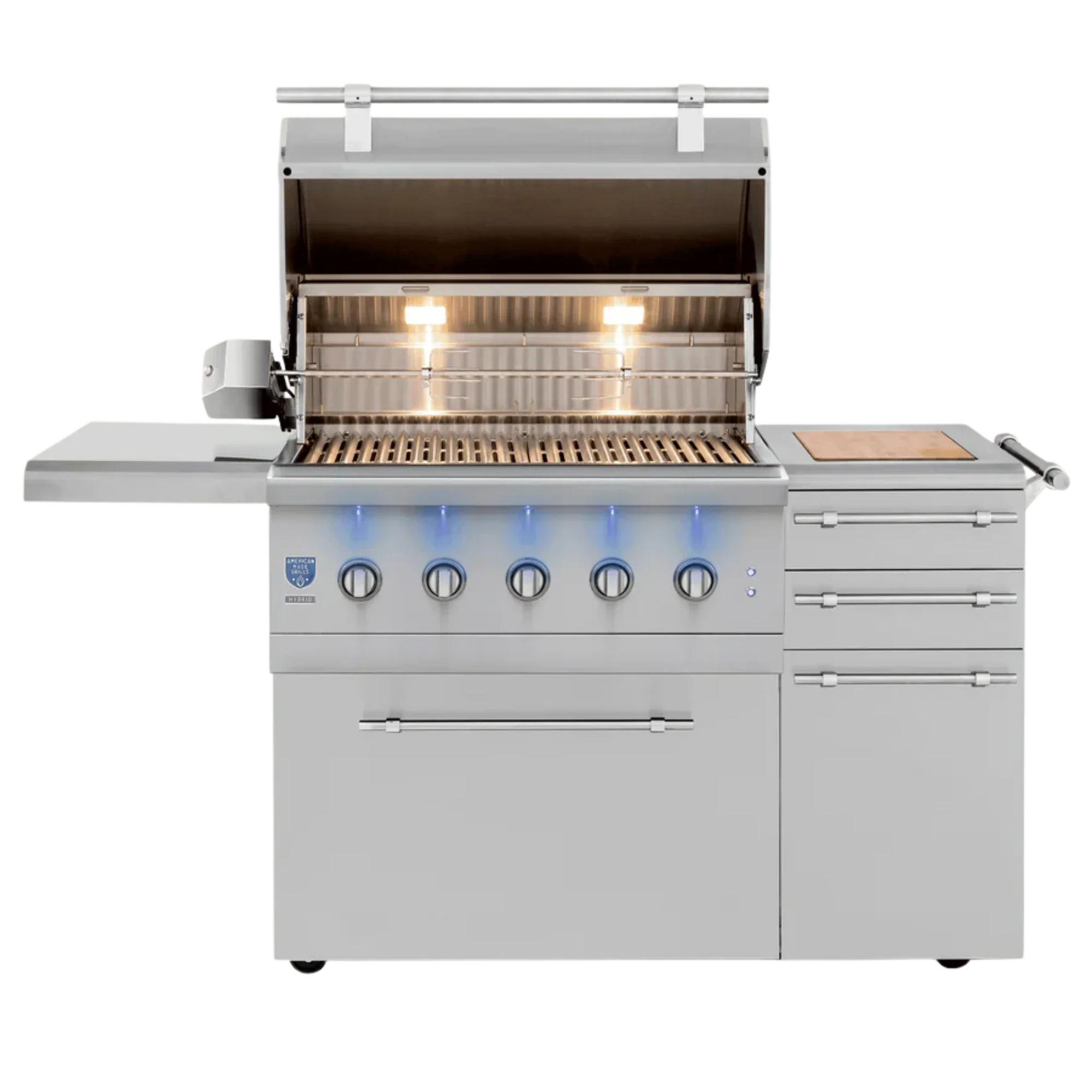 American Made Grills Encore 36-Inch Freestanding Hybrid Grill - Image 2