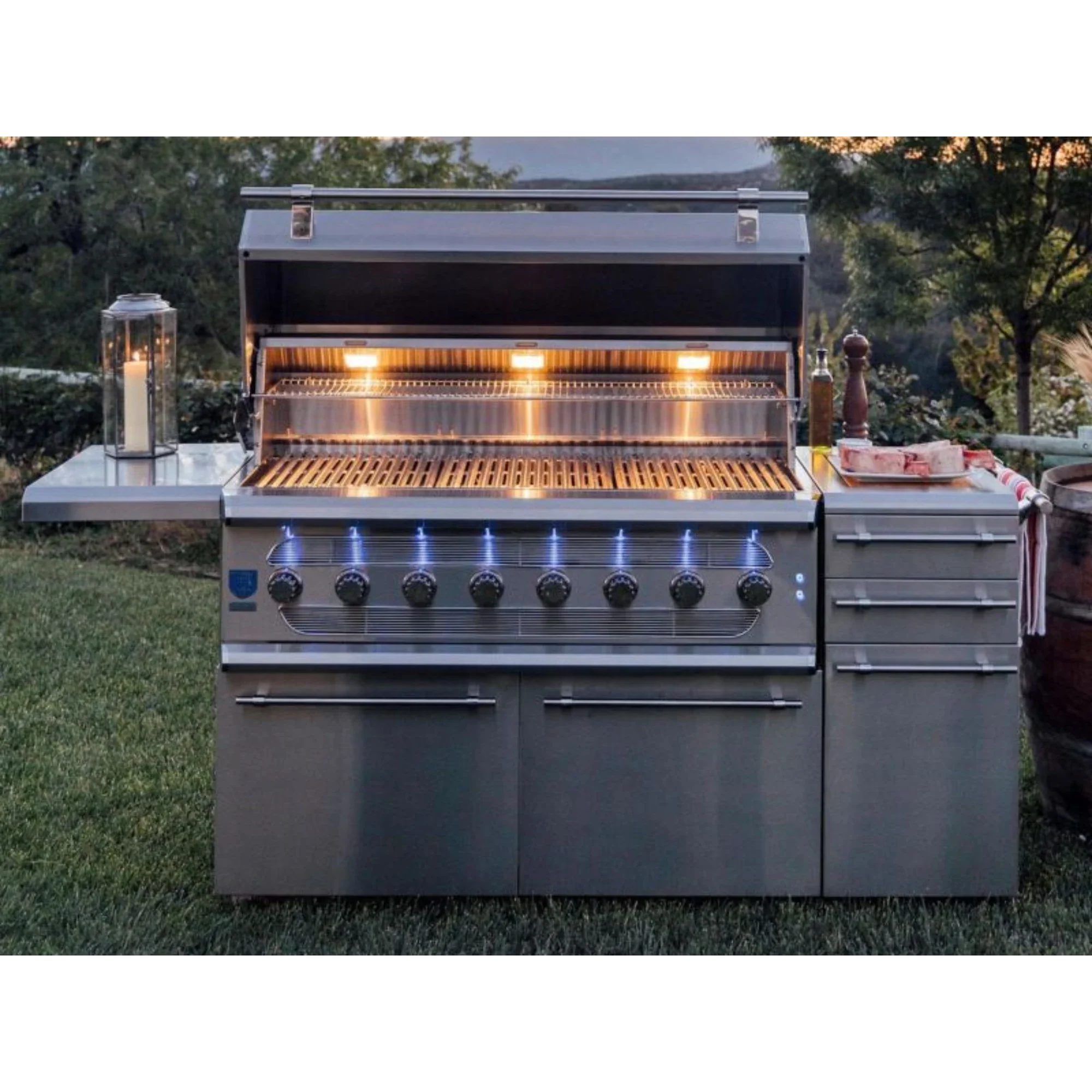 American Made Grills Encore 36-Inch Freestanding Hybrid Grill - Image 4