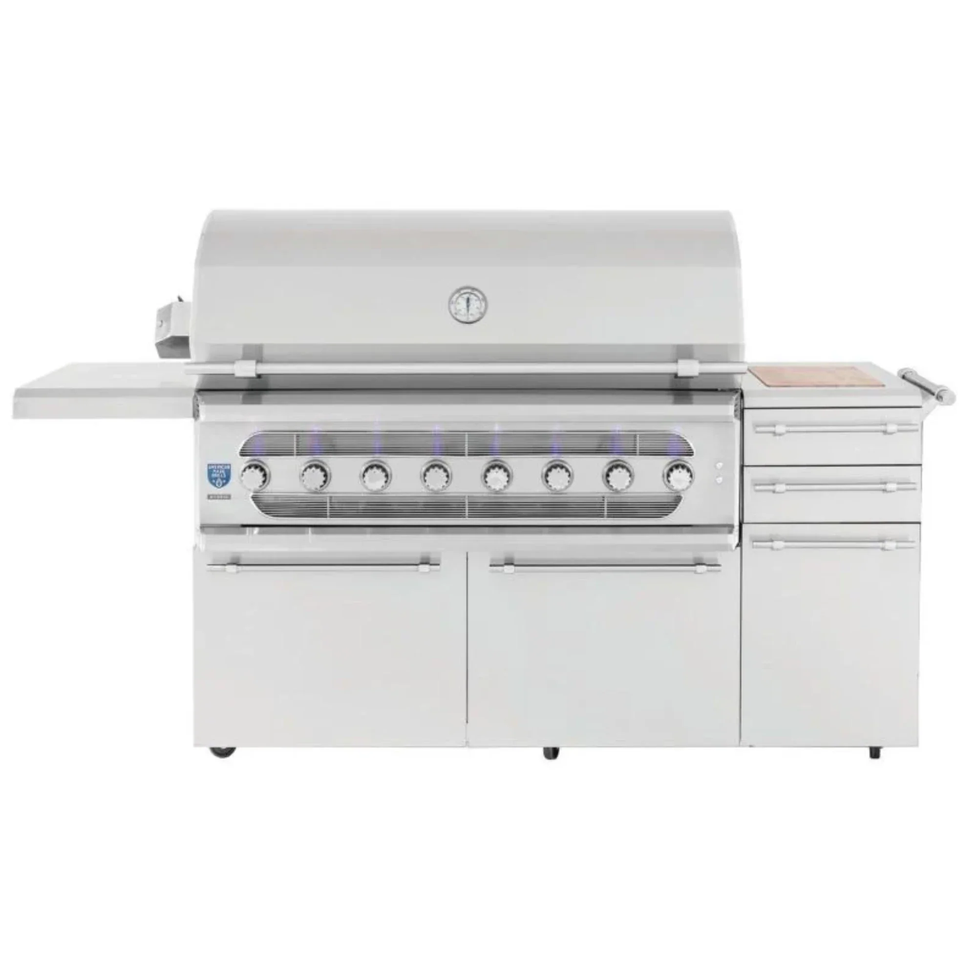 American Made Grills Muscle 54-Inch Freestanding Hybrid Grill