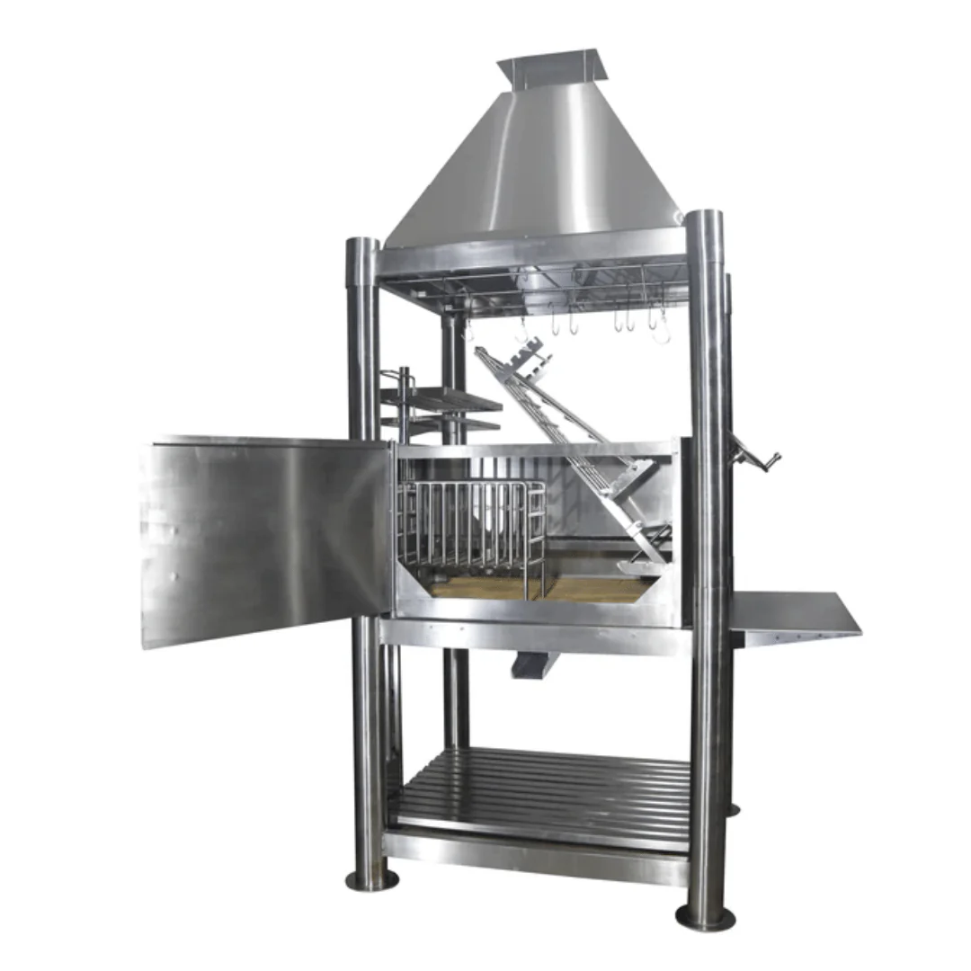 Tagwood BBQ02SS Premium Freestanding Santa Maria Argentine Grill Stainless Steel - "The Beast" - Image 4