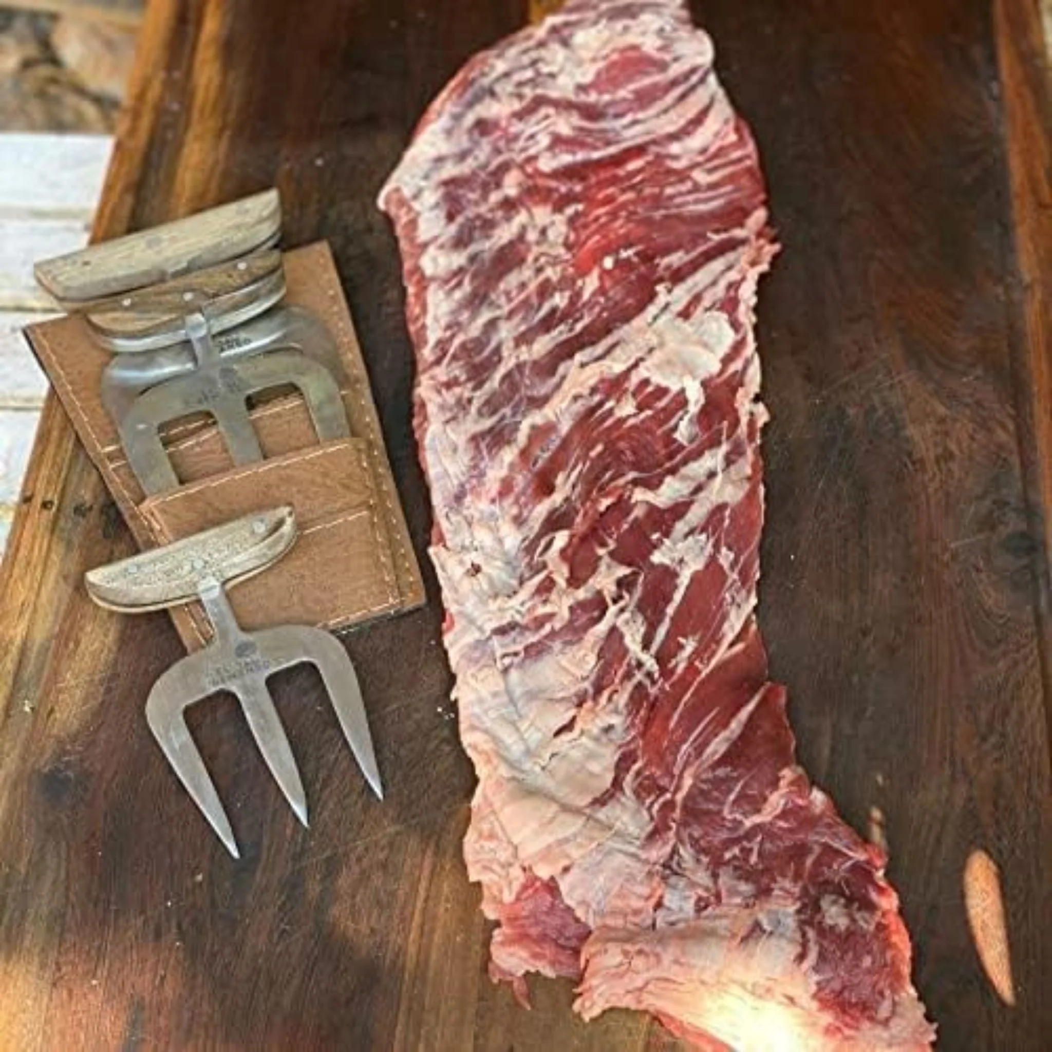 BBQ Bear Claw Set Handcrafted - Wood Handle - Image 4