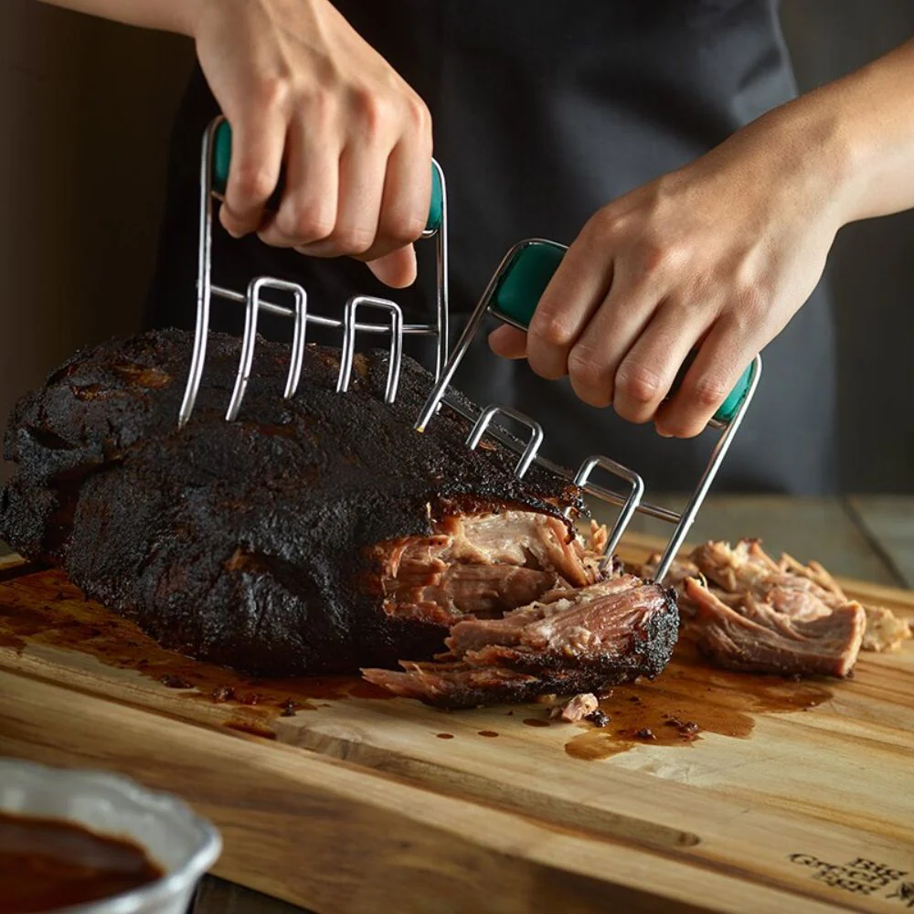 Big Green Egg 114099 Stainless Steel Meat Claws with Soft Grip Handles - Image 2