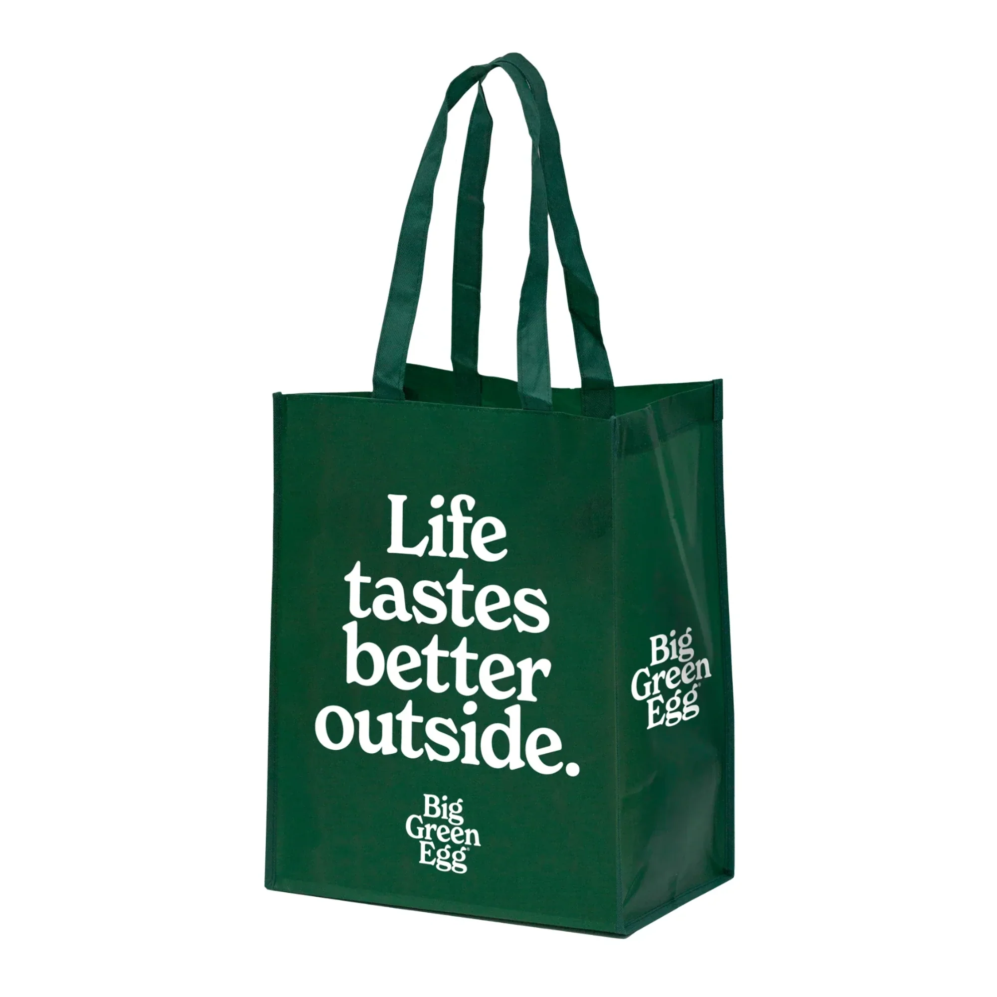 Big Green Egg BGE Reusable Tote Bag, Life Test Better Outside