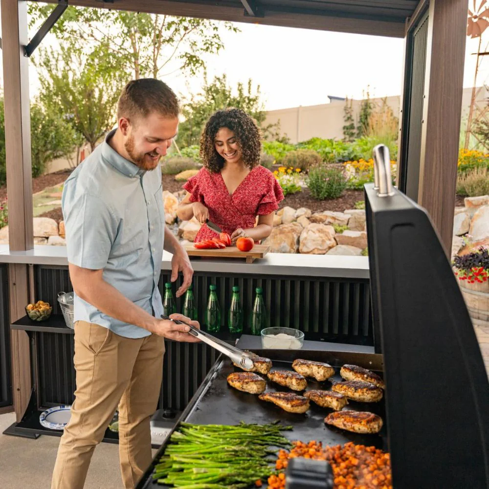 Blackstone 10 x 10-Foot Bar and Griddle/Grill Pavilion - Image 11