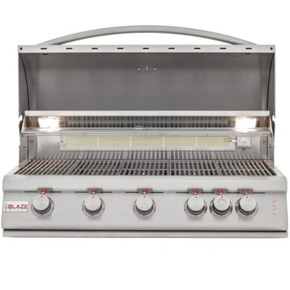 Blaze 40-Inch 5-Burner LTE Gas Grill with Rear Burner & Lighting System - Image 2