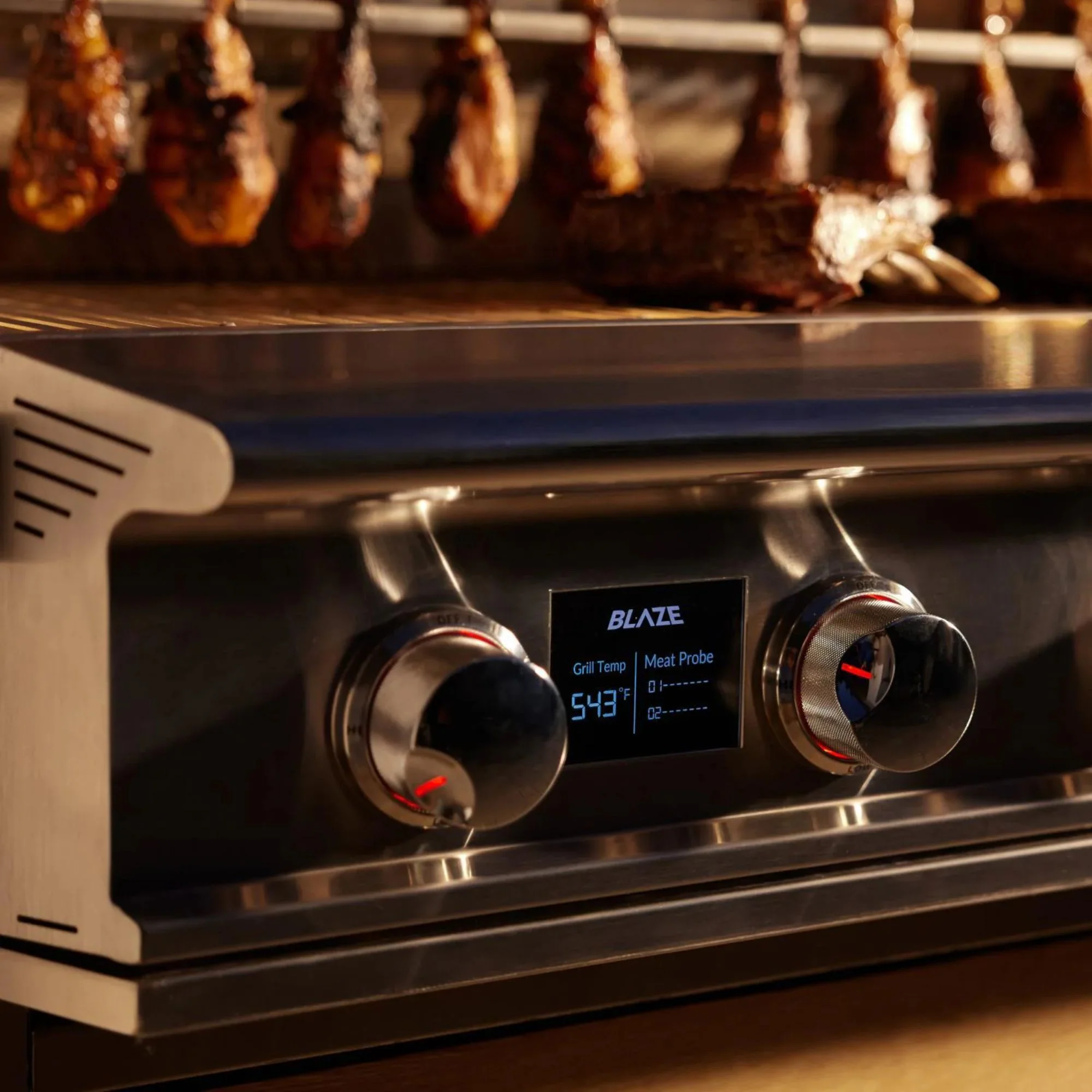 Blaze LTE PRO 40-Inch 5-Burner Built-in Gas Grill w/ Digital Temperature Screen & Rear Infrared Burner - Image 4