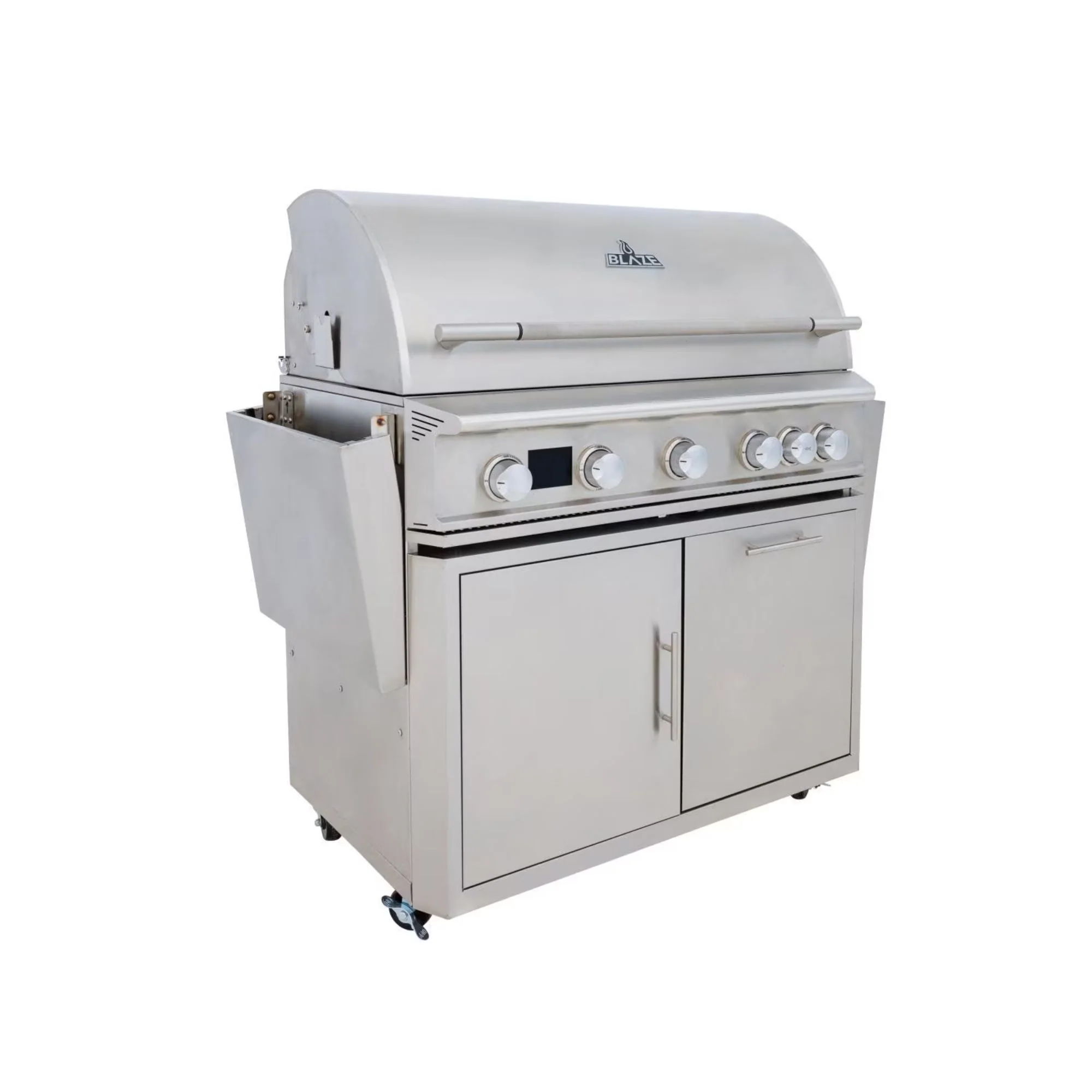 Blaze LTE PRO 40-Inch 5-Burner Freestanding Gas Grill w/ Digital Temperature Screen & Rear Infrared Burner - Image 4