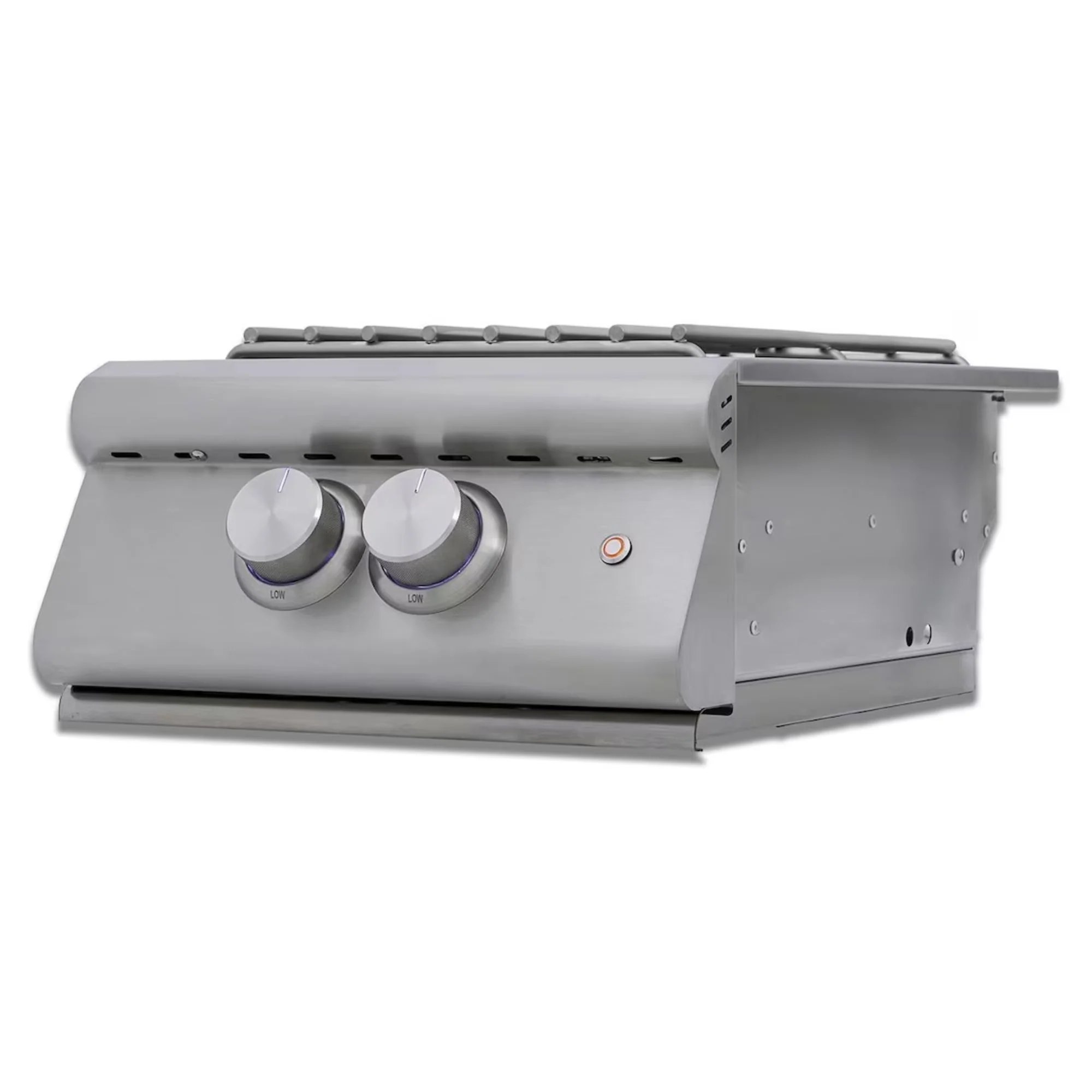 Blaze Premium LTE+ Built-In Gas Power Burner w/ Wok Ring & Stainless Steel Lid