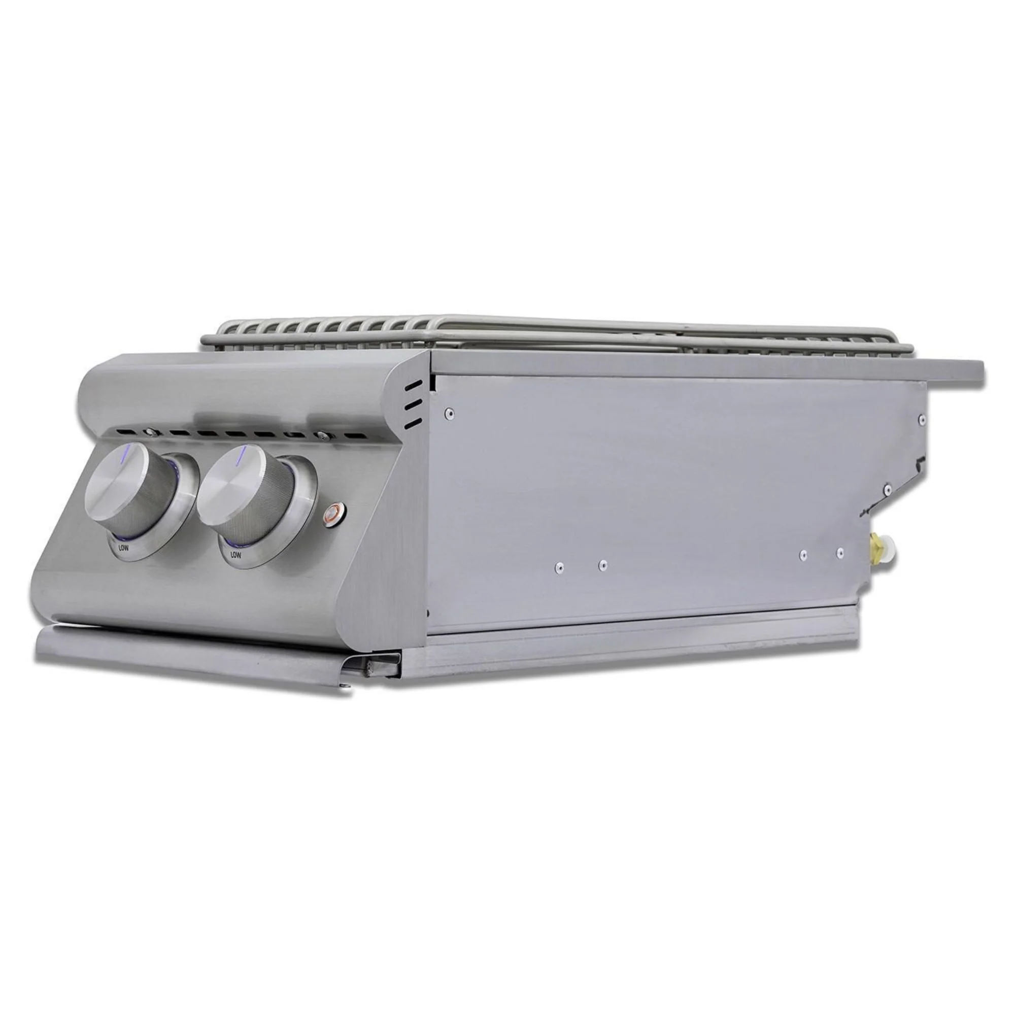 Blaze Premium LTE+ Gas Stainless Steel Double Side Burner w/ Lid - Image 4