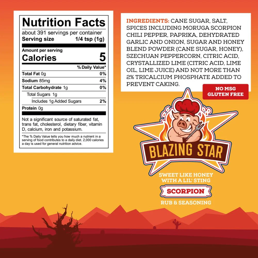 Blazing Star Scorpion Rub & Seasoning - Image 4