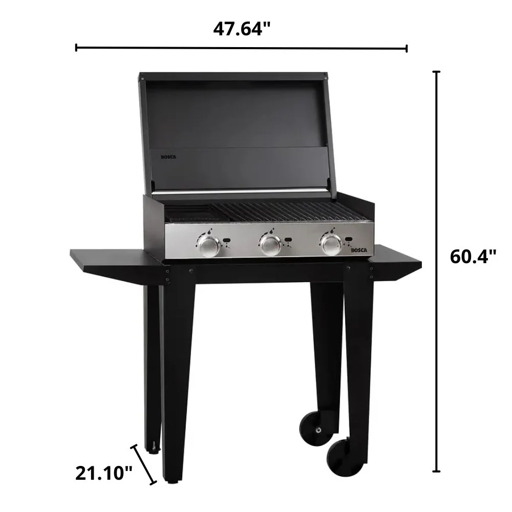 Bosca Block 750 Freestanding Gas Grill - Image 4