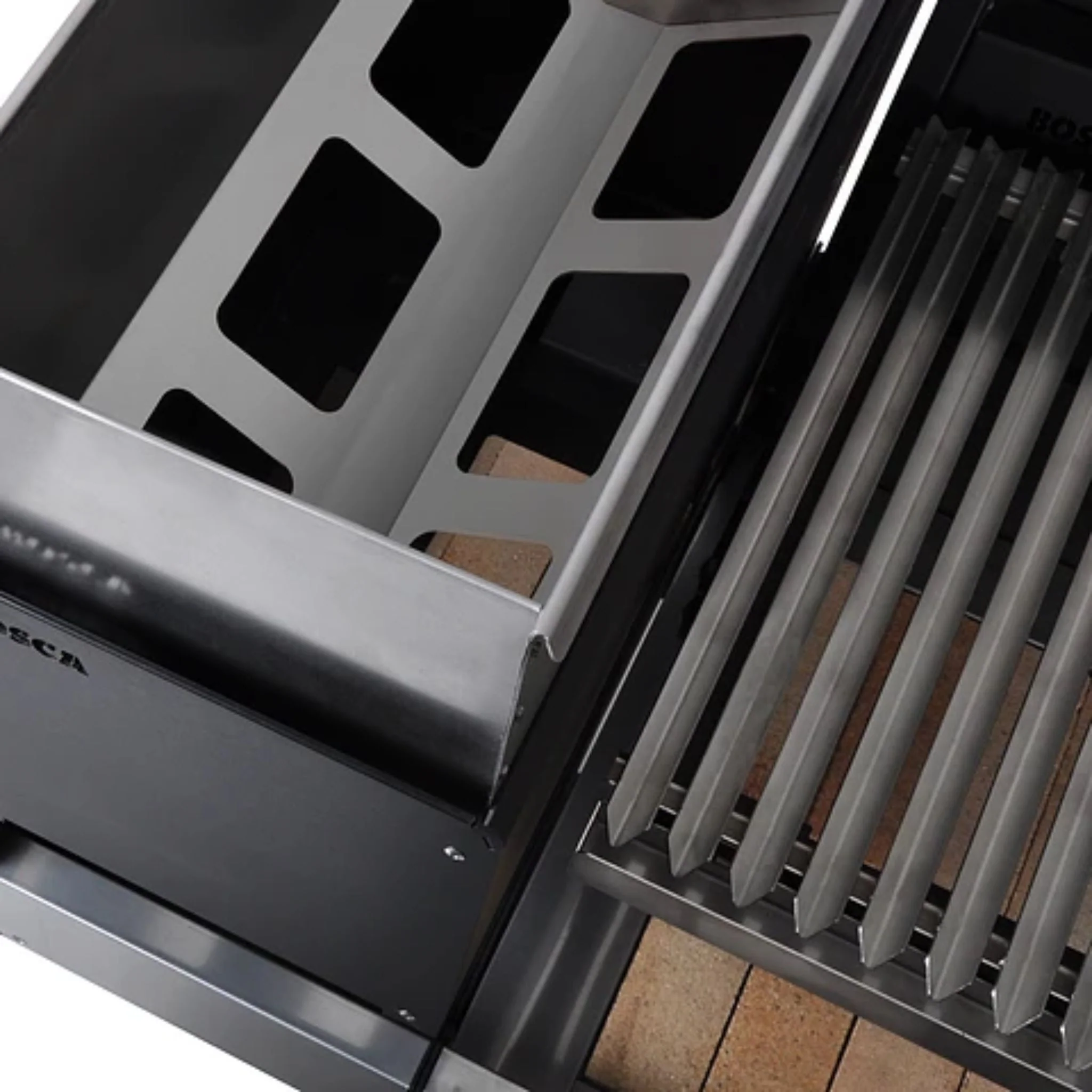 Bosca Pack Block Wood Brazier 250 + Block 500 20" Built-in Charcoal Grill + Block 750 30" Built-in Grill - Image 5