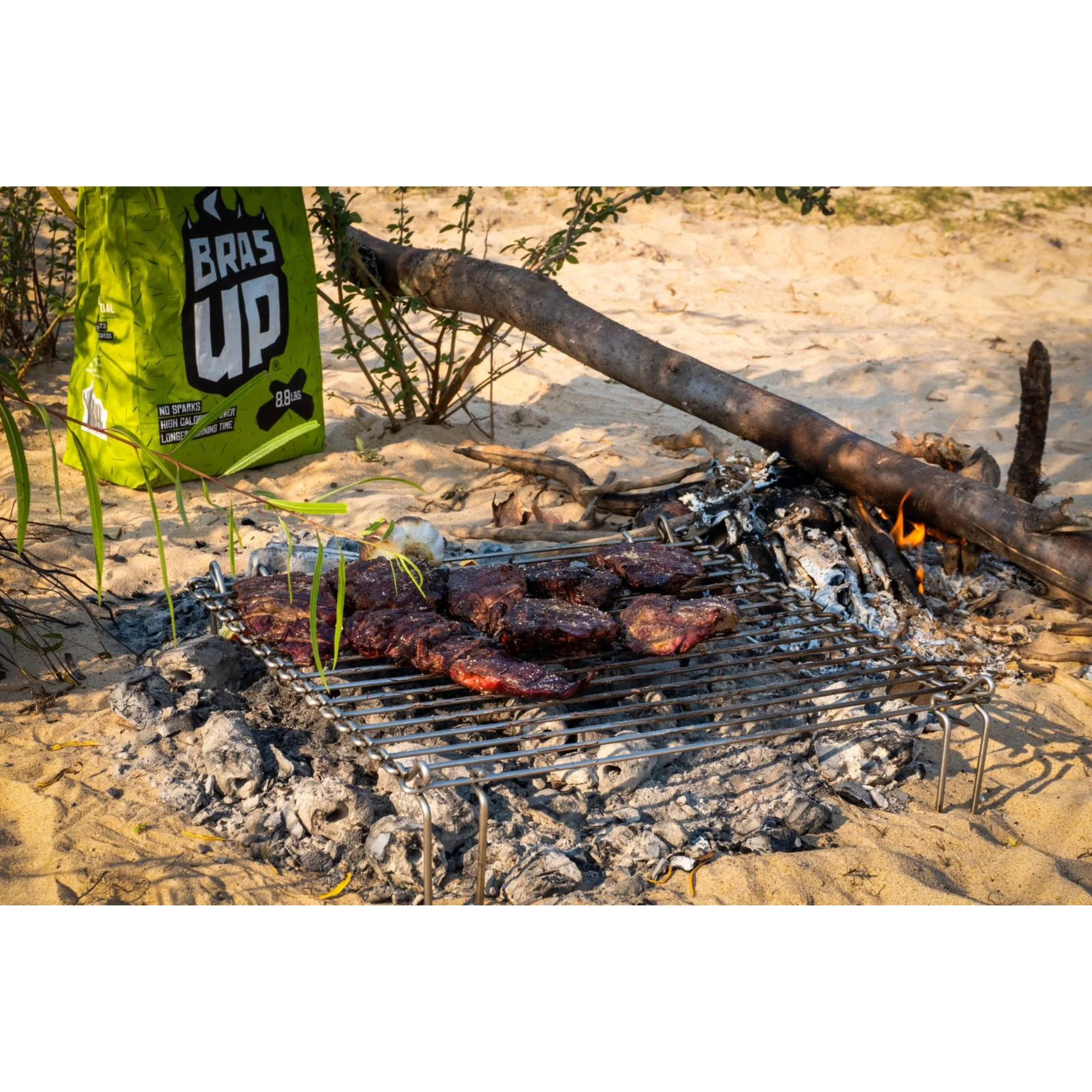 Brasup Rice Husk Ecological Lump Charcoal, 8.8 lbs - Image 5