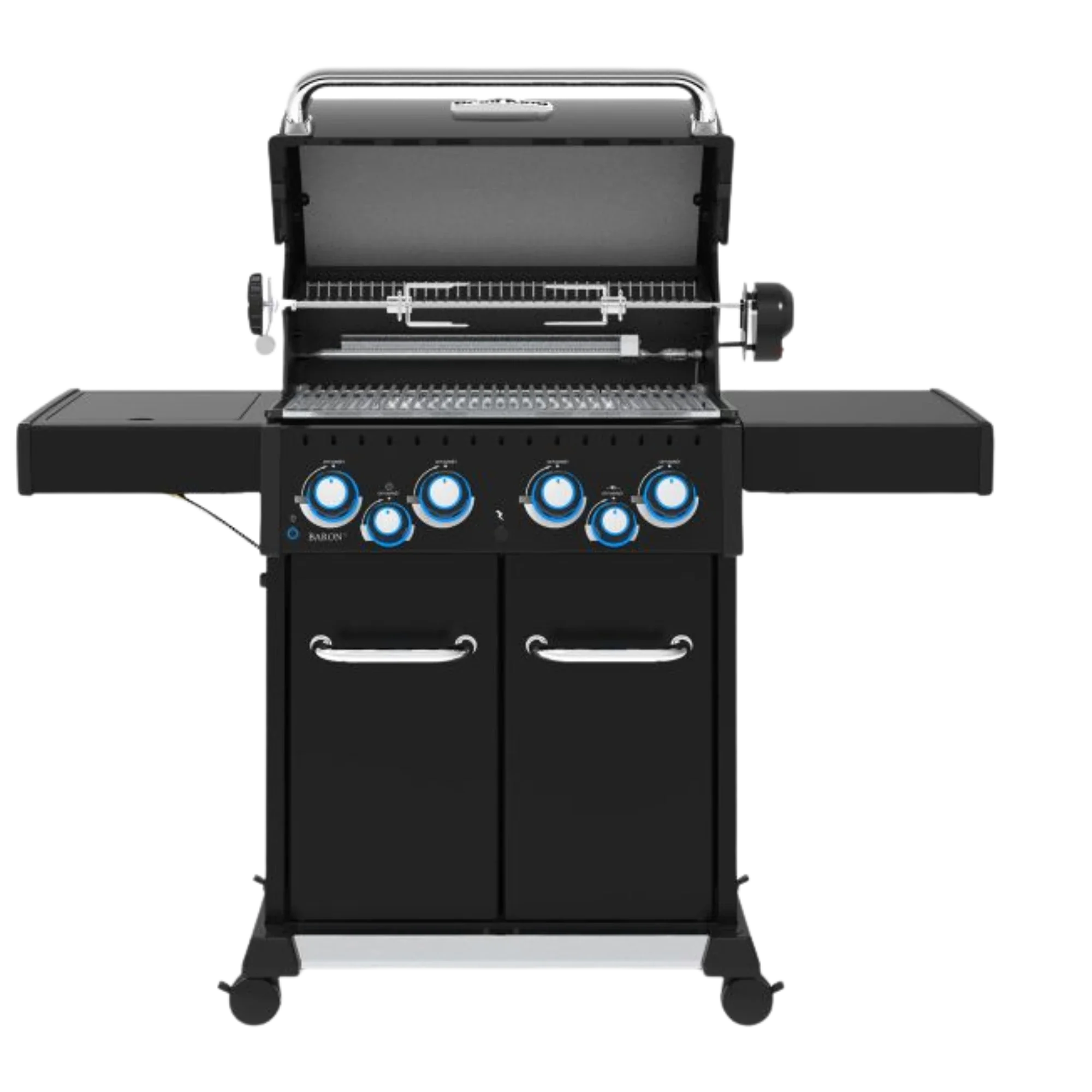 Broil King Baron 490 PRO 4-Burner Gas Grill w/ Rotisserie and Side Burner