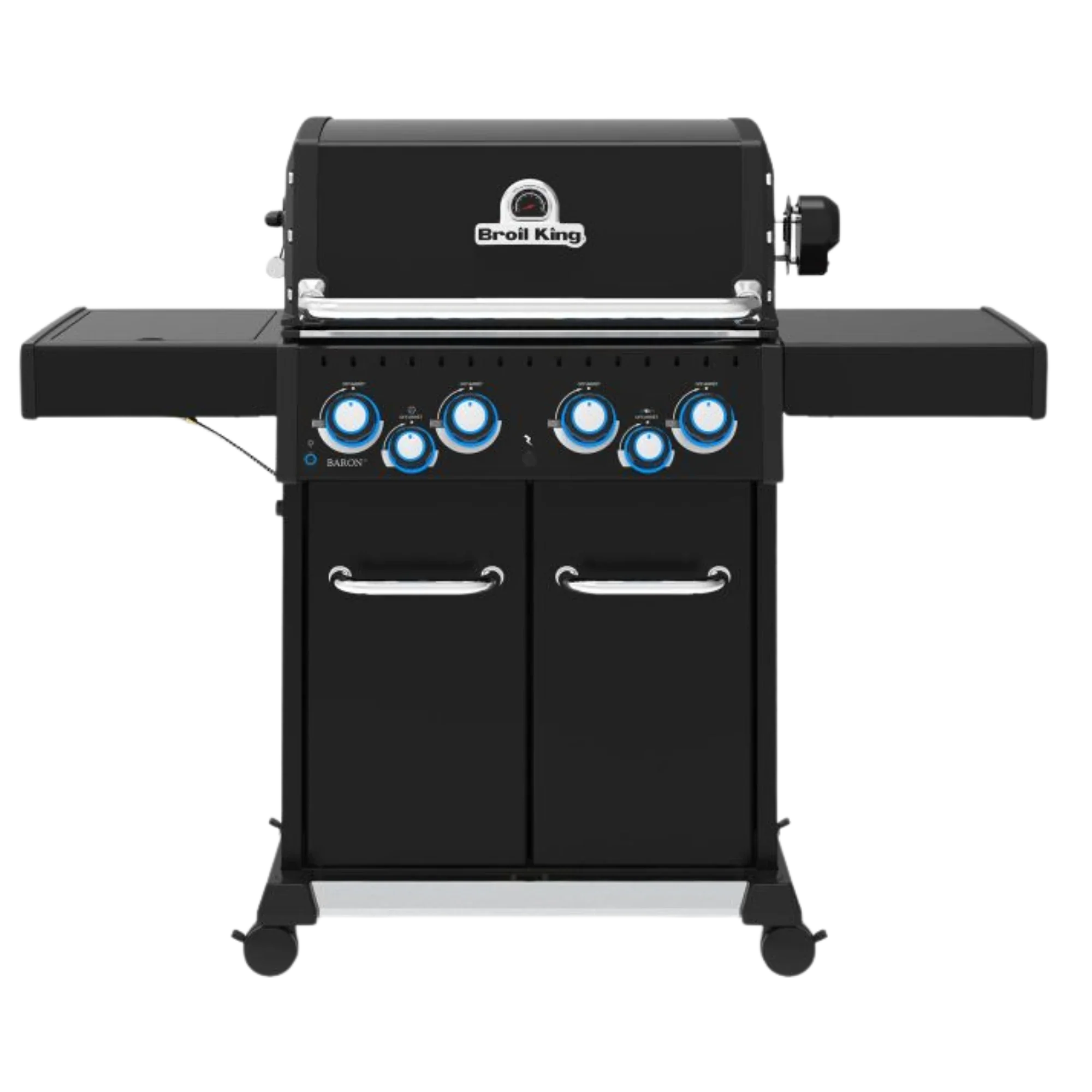 Broil King Baron 490 PRO 4-Burner Gas Grill w/ Rotisserie and Side Burner - Image 2