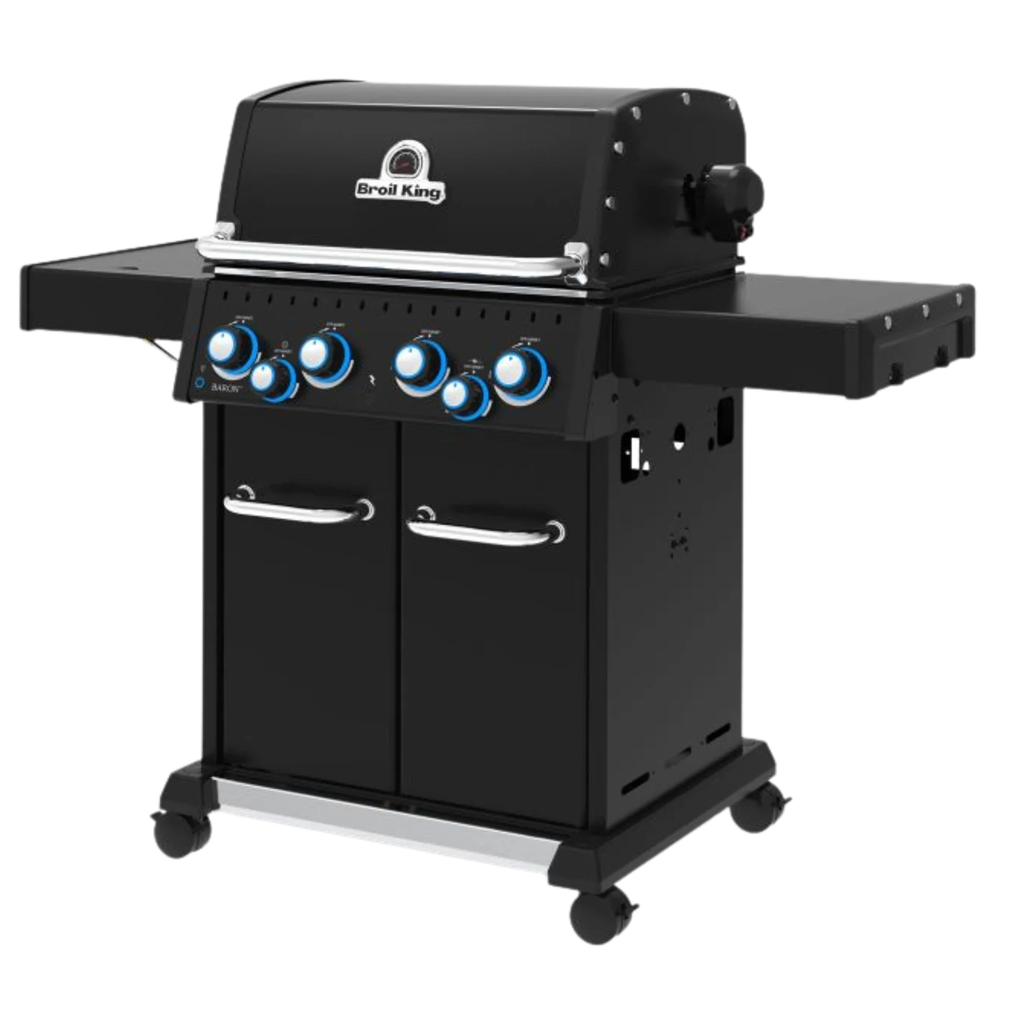 Broil King Baron 490 PRO 4-Burner Gas Grill w/ Rotisserie and Side Burner - Image 3